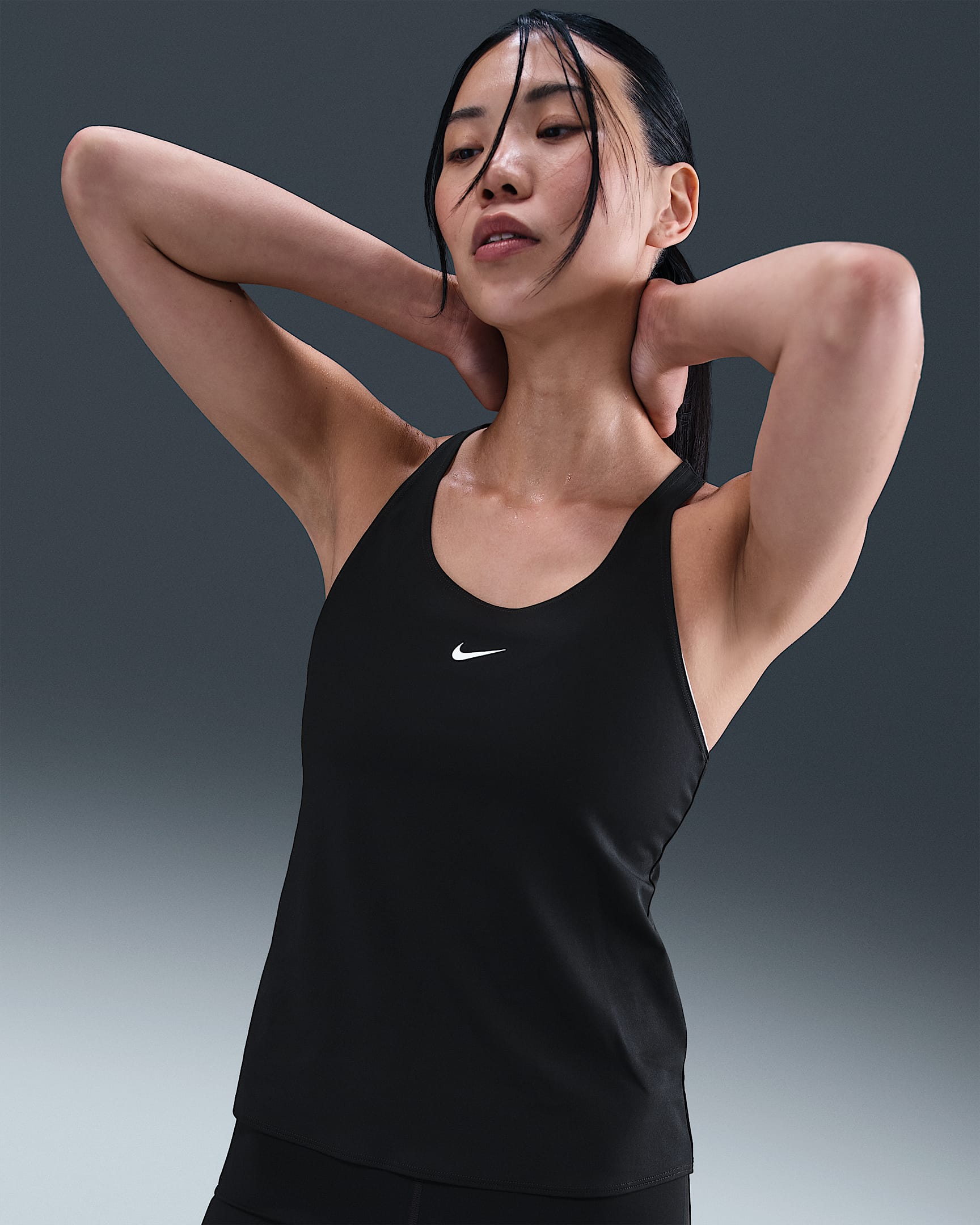 Nike Pro Women's Dri-FIT Tank Top - Black/White