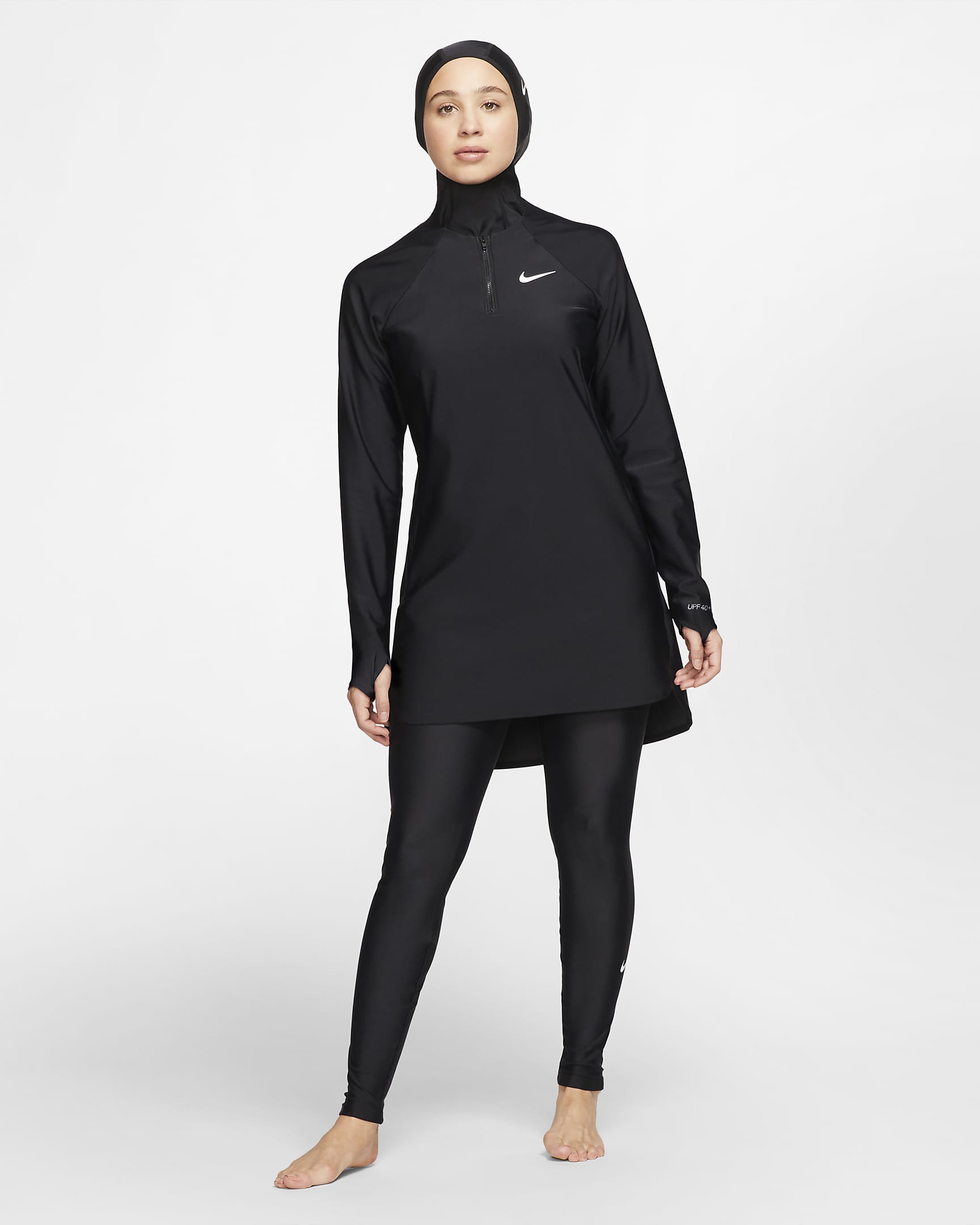 Nike Victory Women's Full-Coverage Swim Tunic - Black