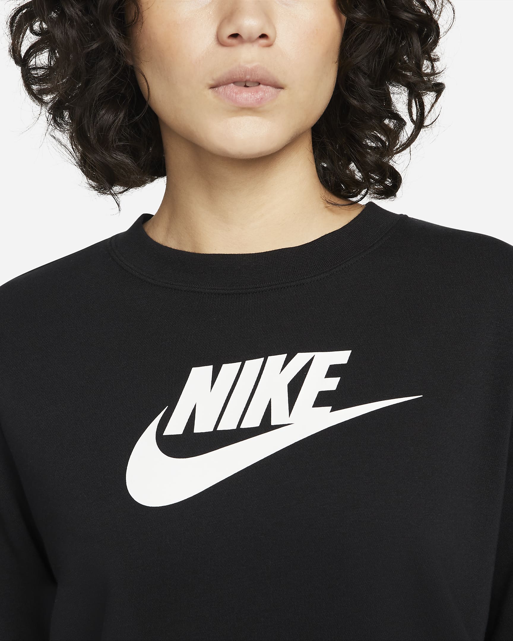 triple nike logo sweatshirt