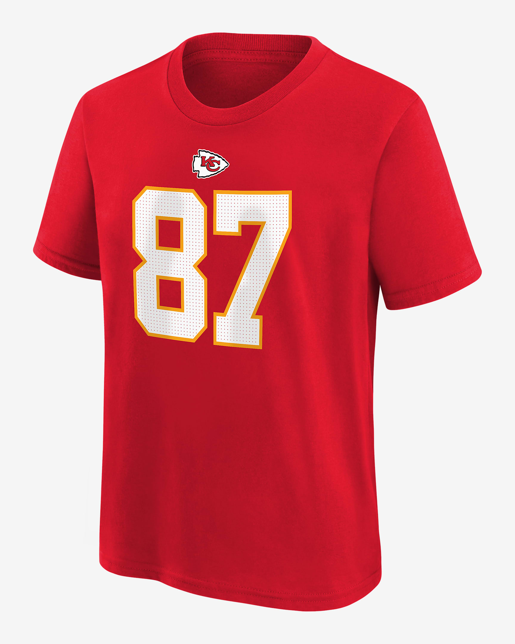 Travis Kelce Kansas City Chiefs Big Kids' Nike NFL T-Shirt - Red