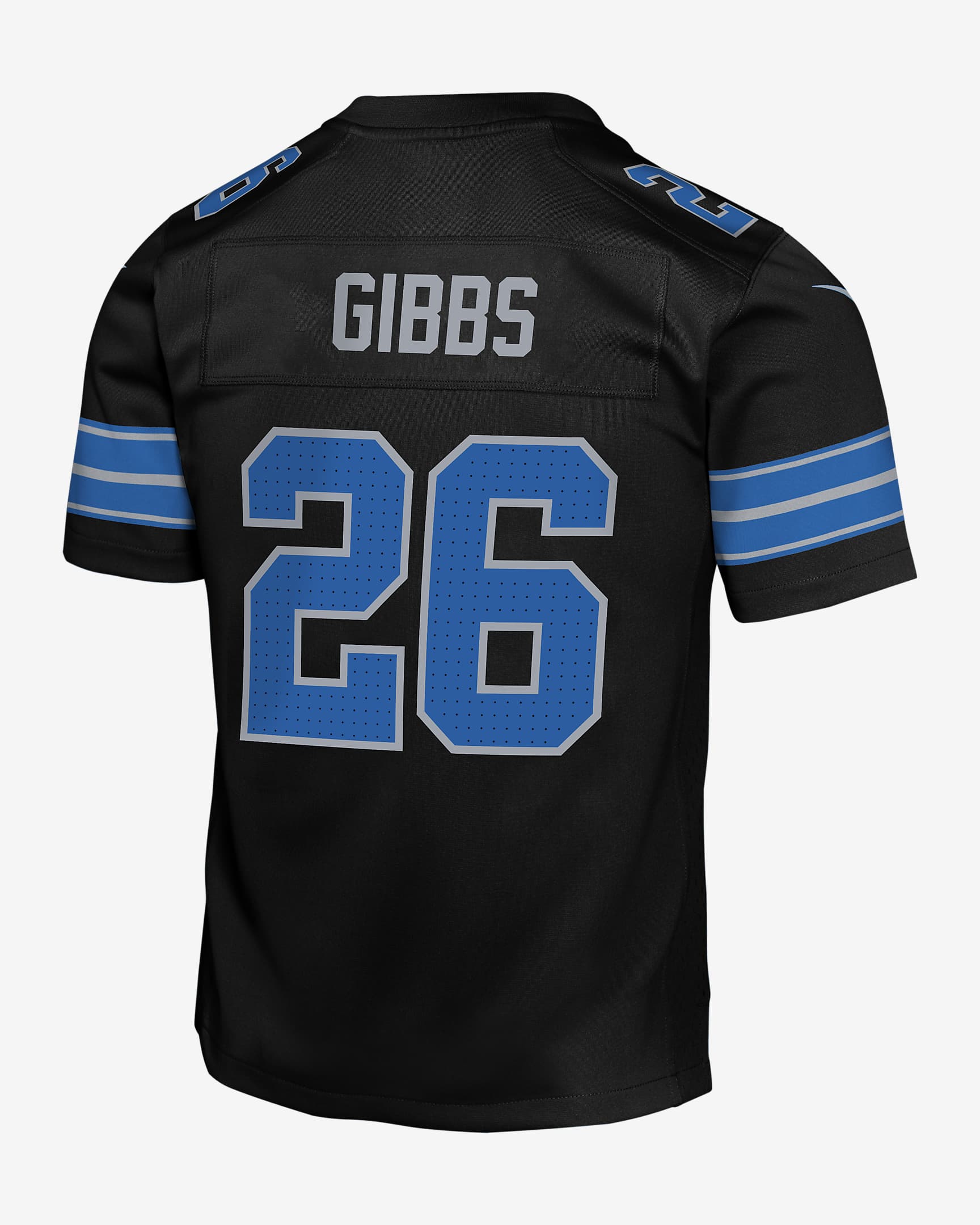 Jahmyr Gibbs Detroit Lions Big Kids' Nike NFL Game Jersey - Black