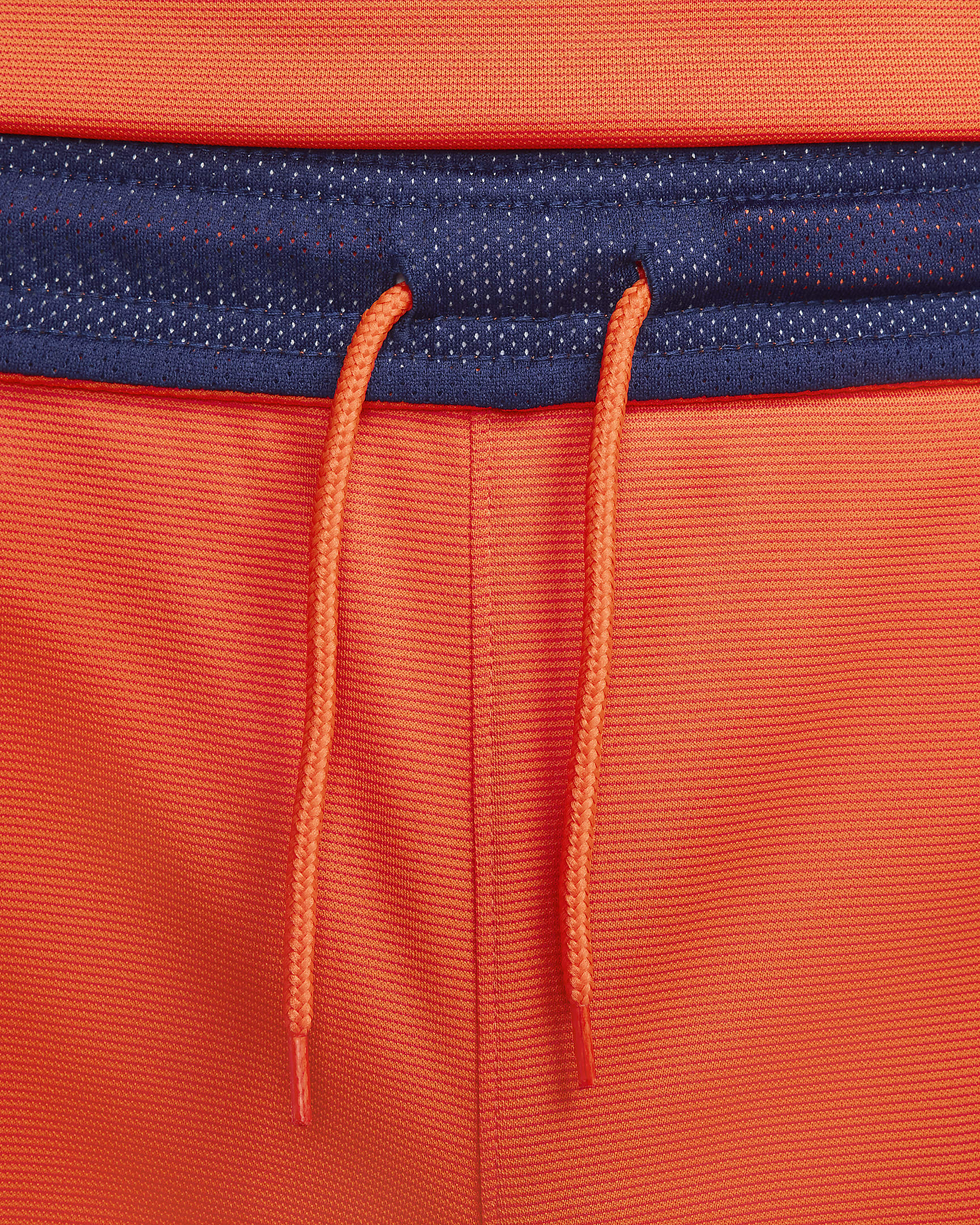 Nederland 2024 Stadium Thuis Nike Dri-FIT replica voetbalshorts voor heren - Safety Orange/Blue Void/Copa/Blue Void