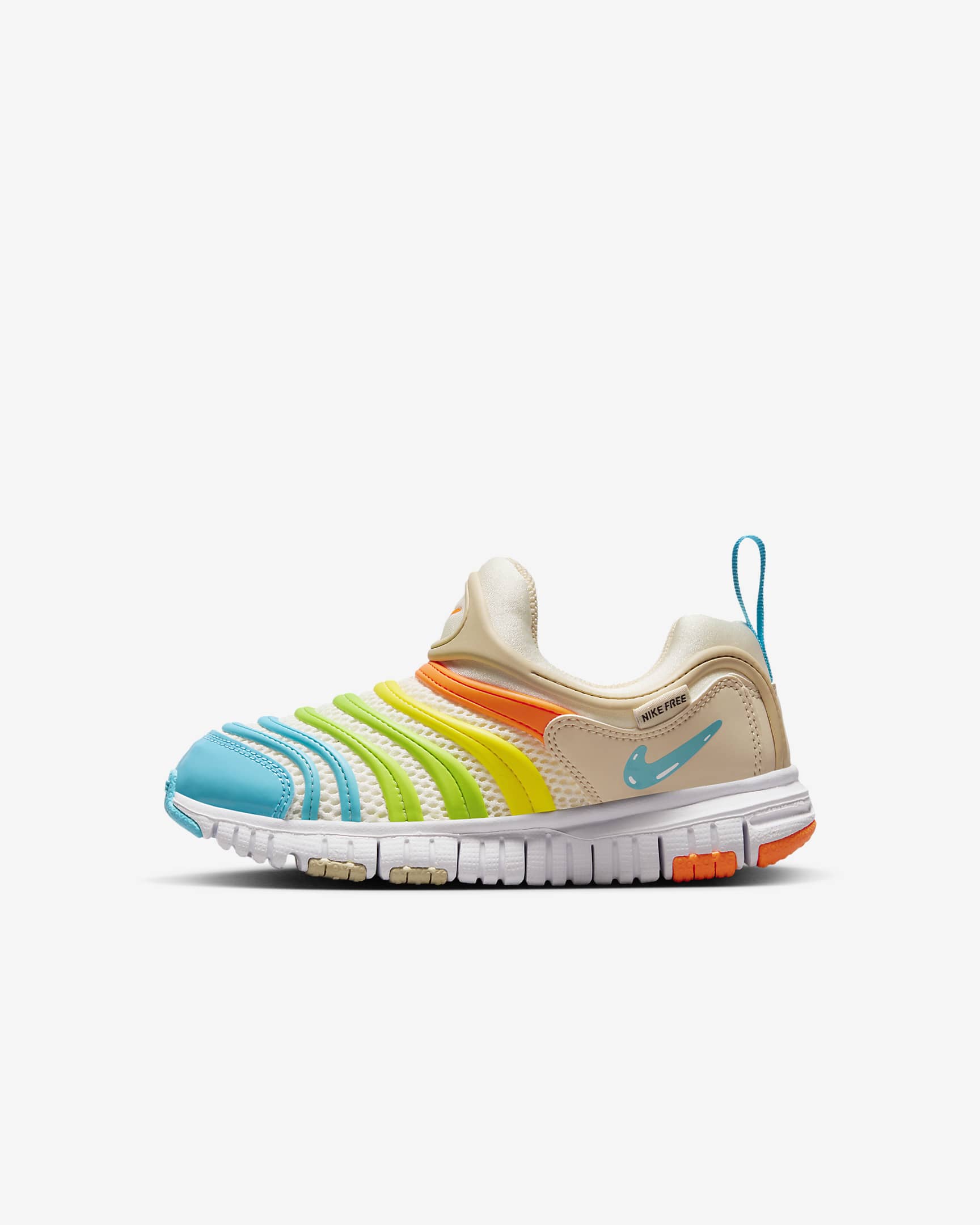 Nike Dynamo Free Little Kids' Shoes - Pale Ivory/White/Sanddrift/Baltic Blue