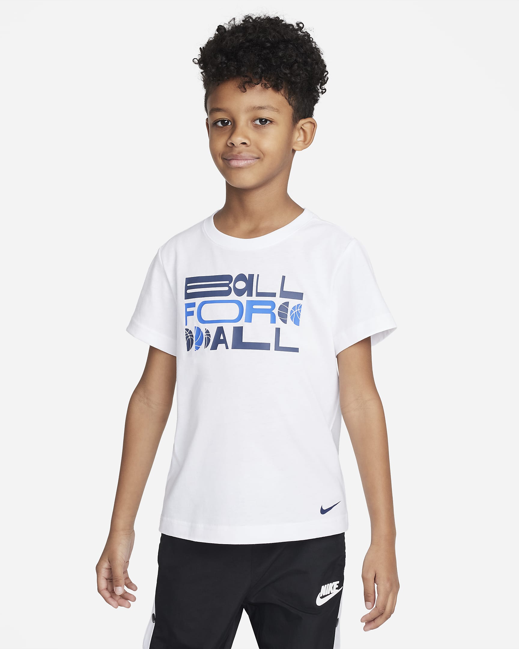 Playera para niños de preescolar Nike Elite - Blanco