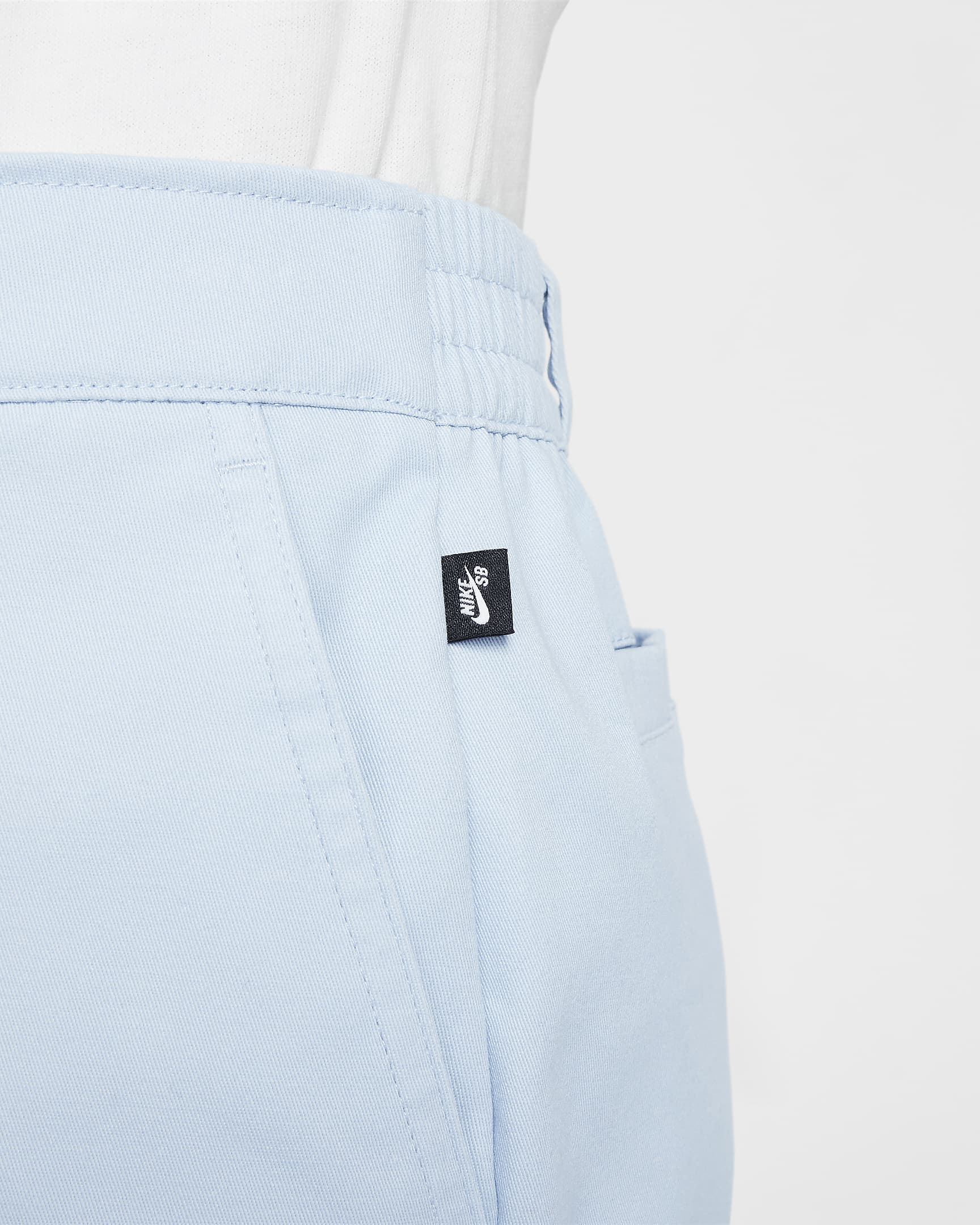 Nike SB Older Kids' Chino Skate Shorts - Light Armoury Blue/Football Grey