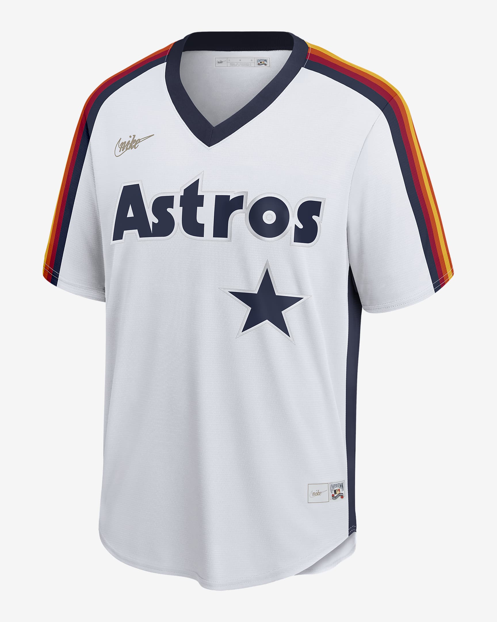 MLB Houston Astros Men's Cooperstown Baseball Jersey.