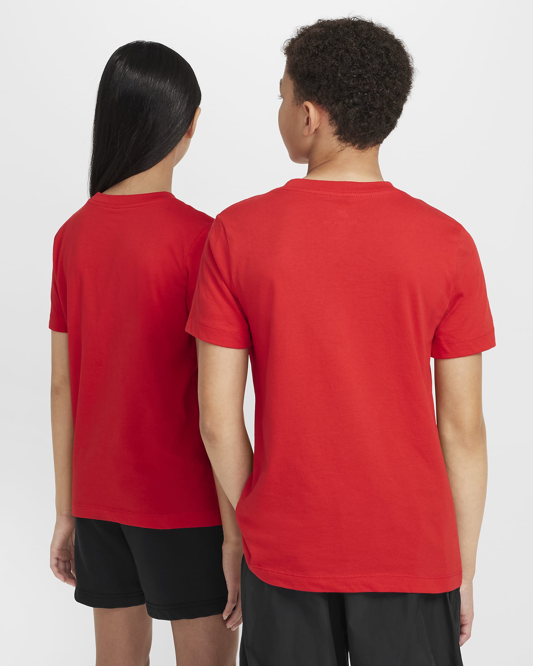 Nike Sportswear-T-shirt til større børn - University Red