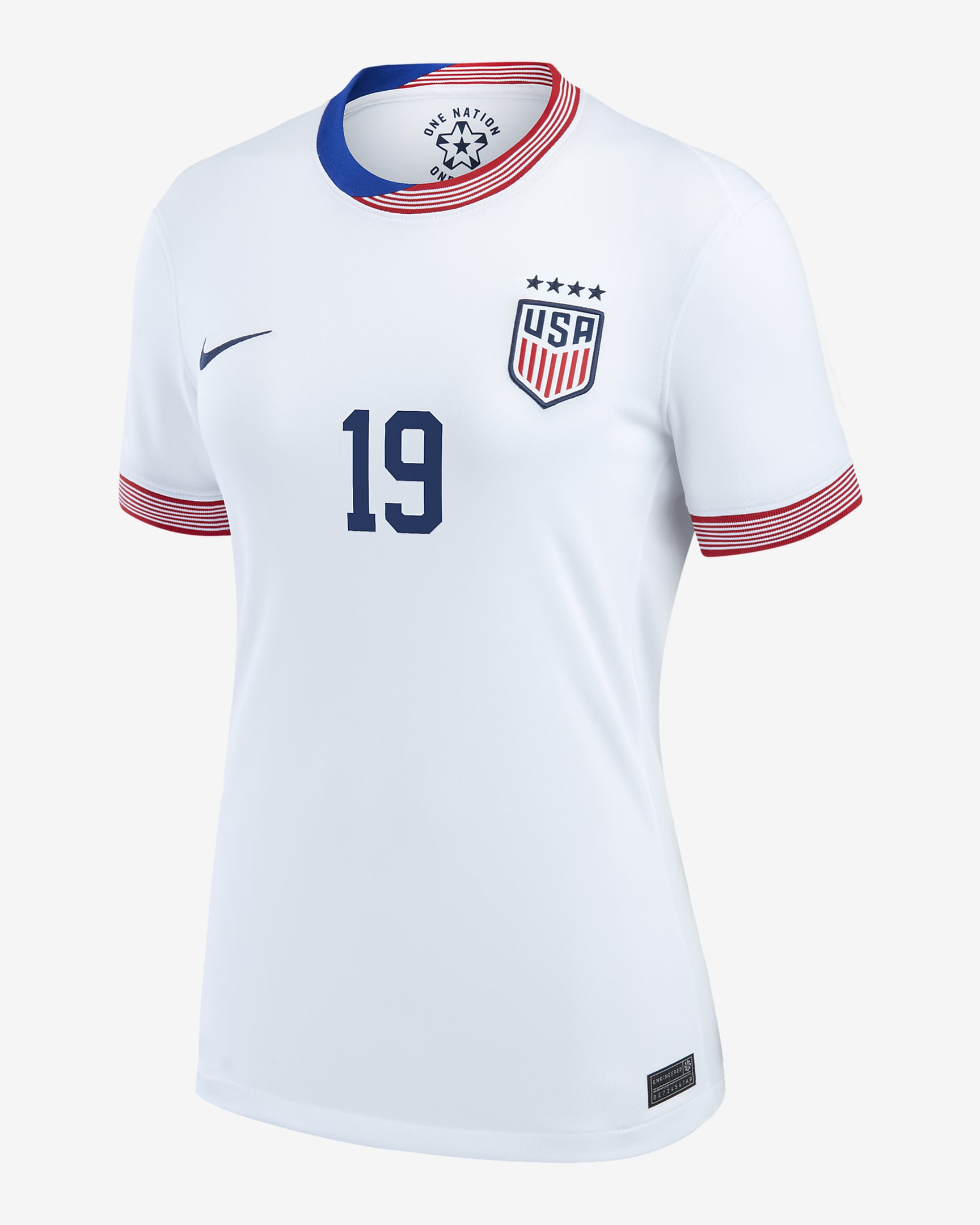 Jersey De Fútbol Nike Dri-fit Crystal Dunn De La Selección Nacional De 