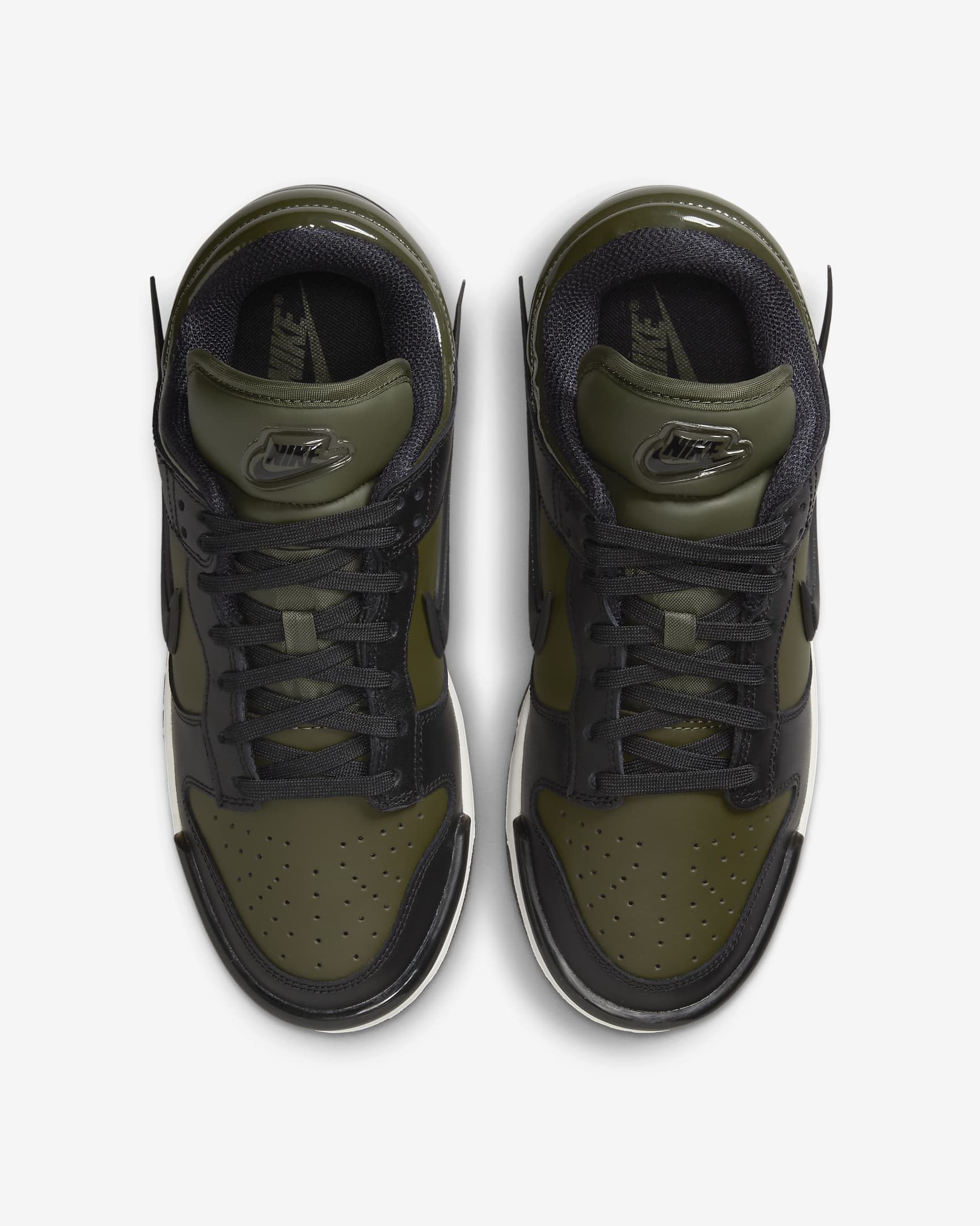 รองเท้าผู้หญิง Nike Dunk Low Twist - Cargo Khaki/Sail/ดำ