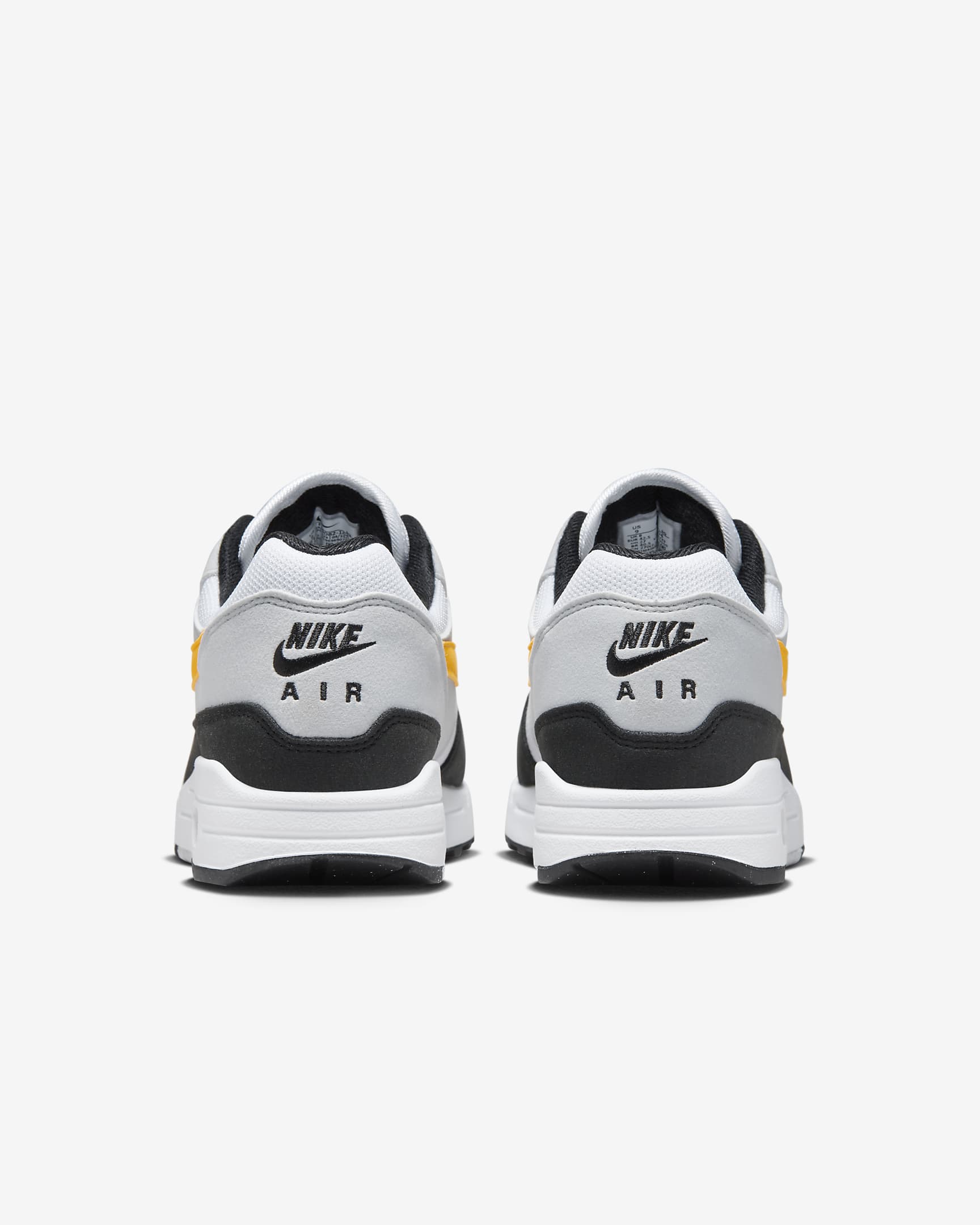 Nike Air Max 1 Men's Shoes - White/Black/Pure Platinum/University Gold