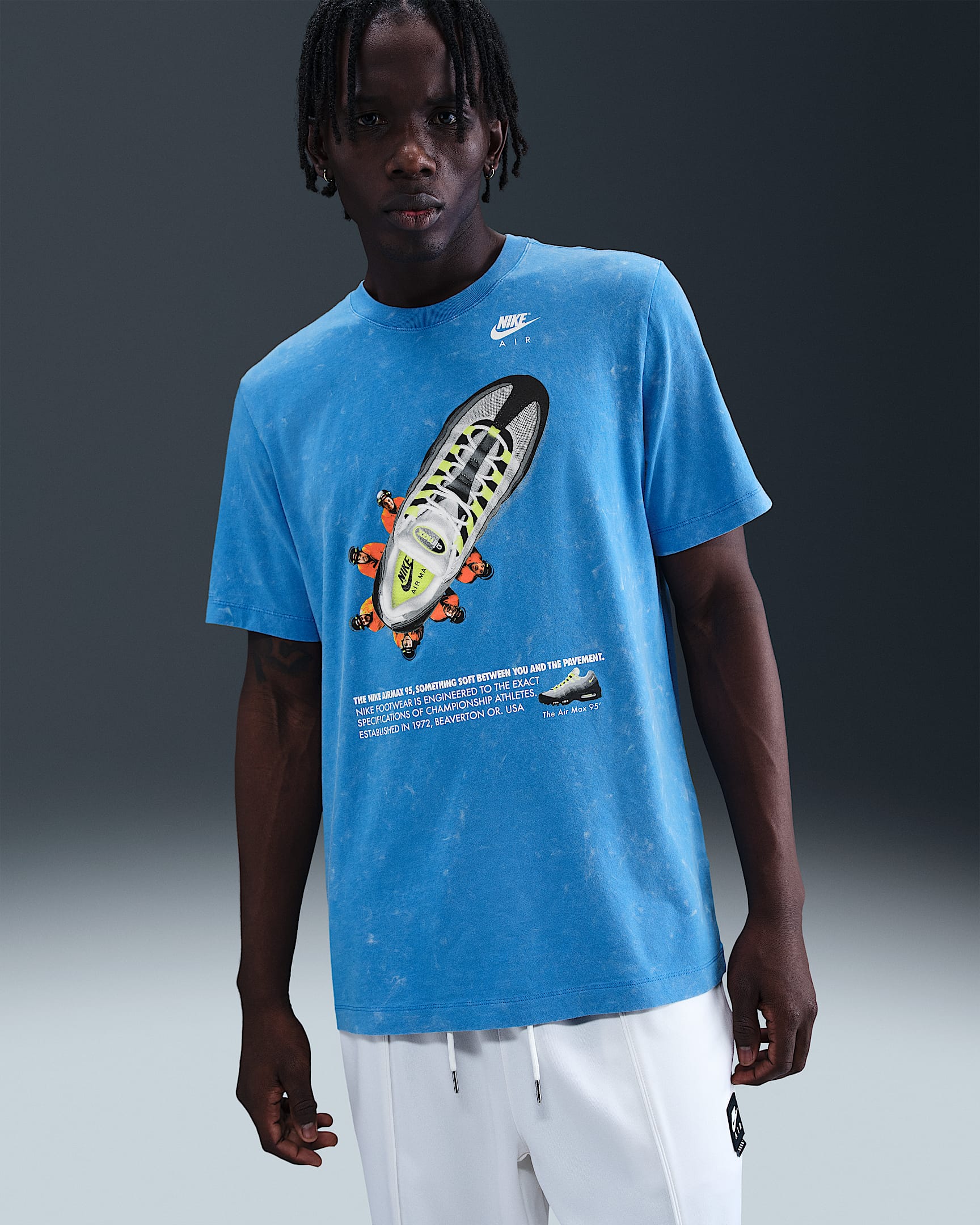 Tričko Nike Sportswear - Light Photo Blue