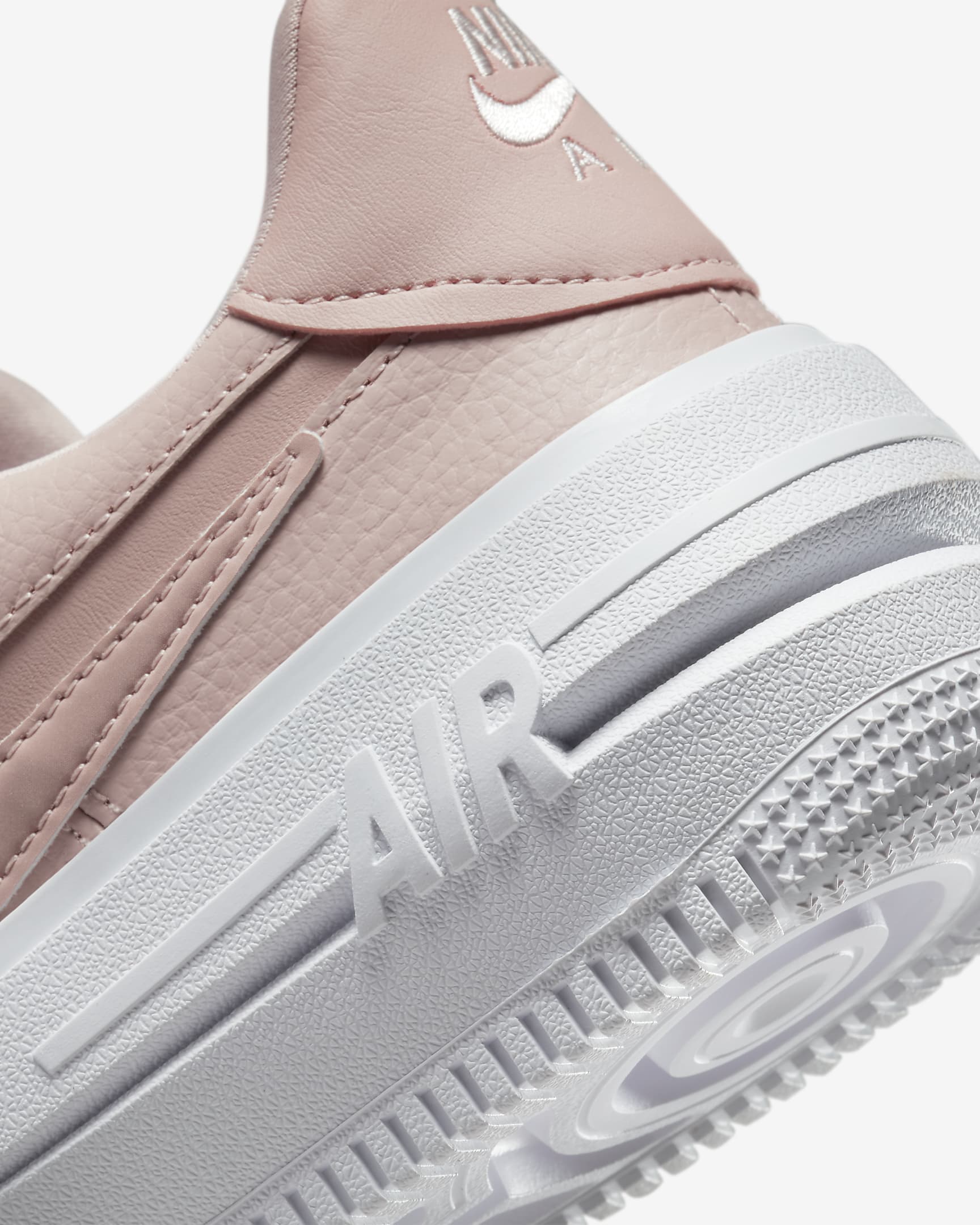 Nike Air Force 1 PLT.AF.ORM Women's Shoes - Pink Oxford/White/Light Soft Pink