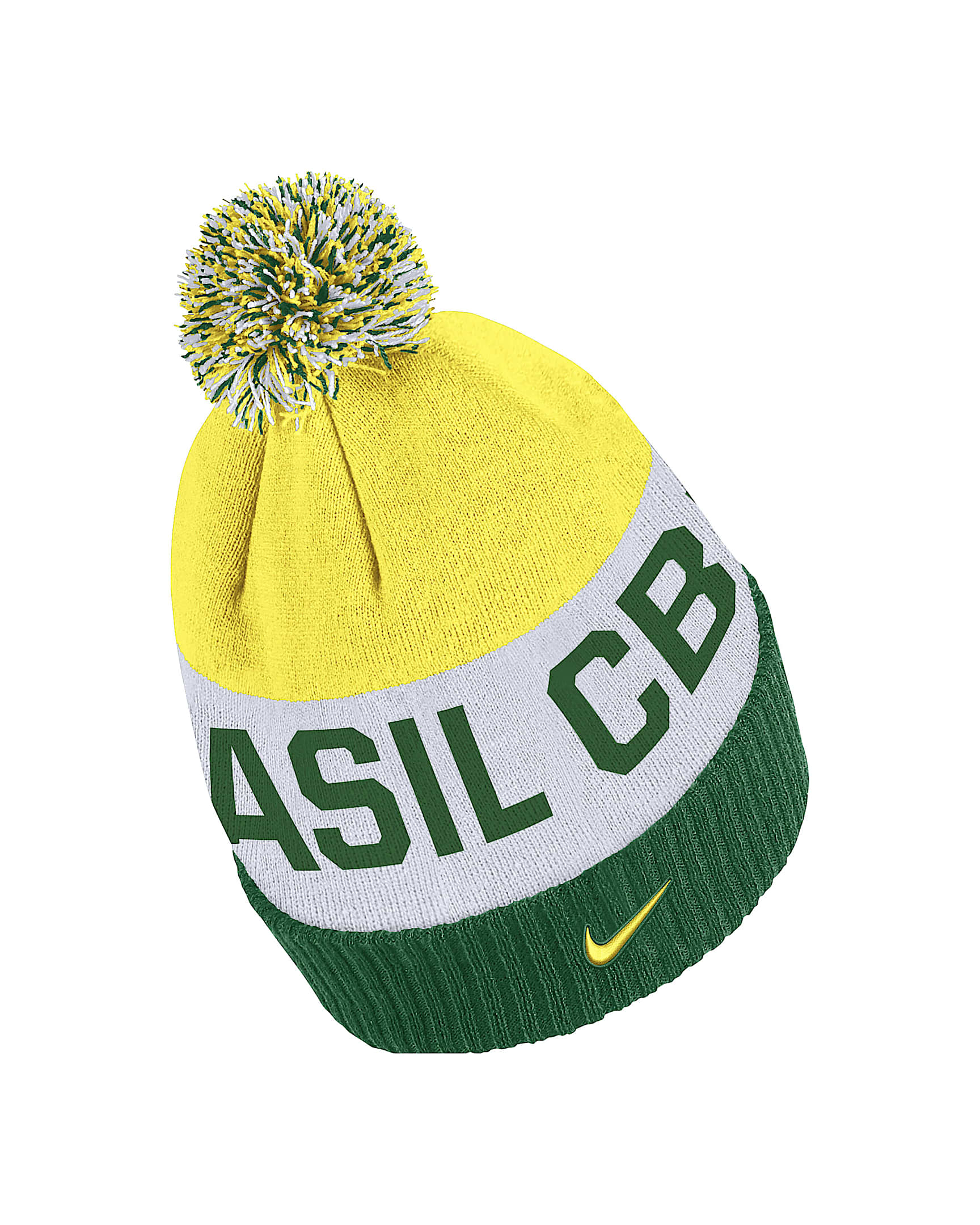 Brazil Men's Pom Beanie.