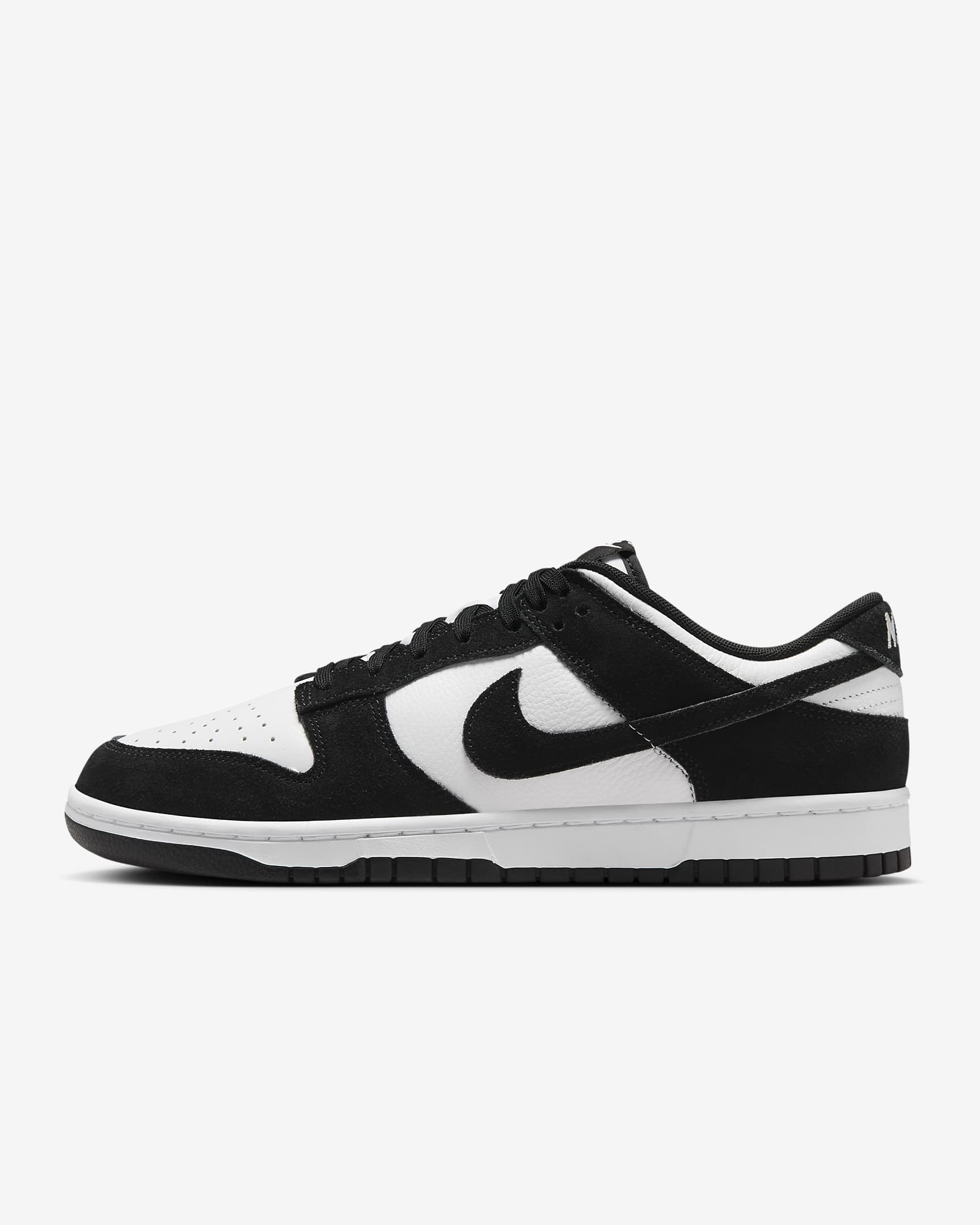 Nike Dunk Low Retro Men's Shoes - White/White/Black