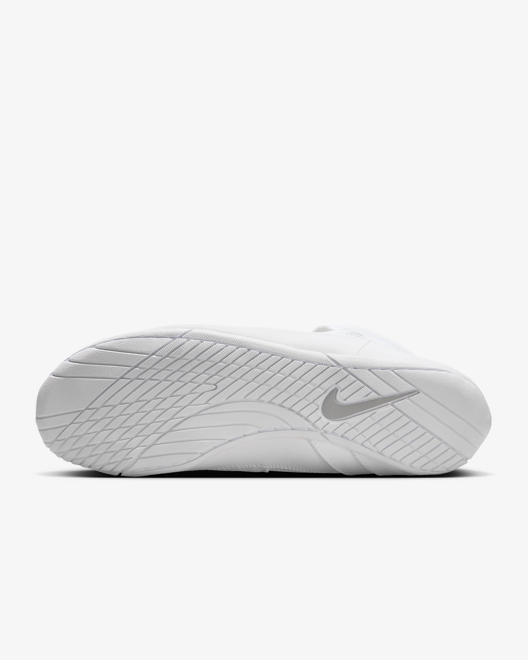 Nike Fury Wrestling Shoes - White/White/Metallic Silver