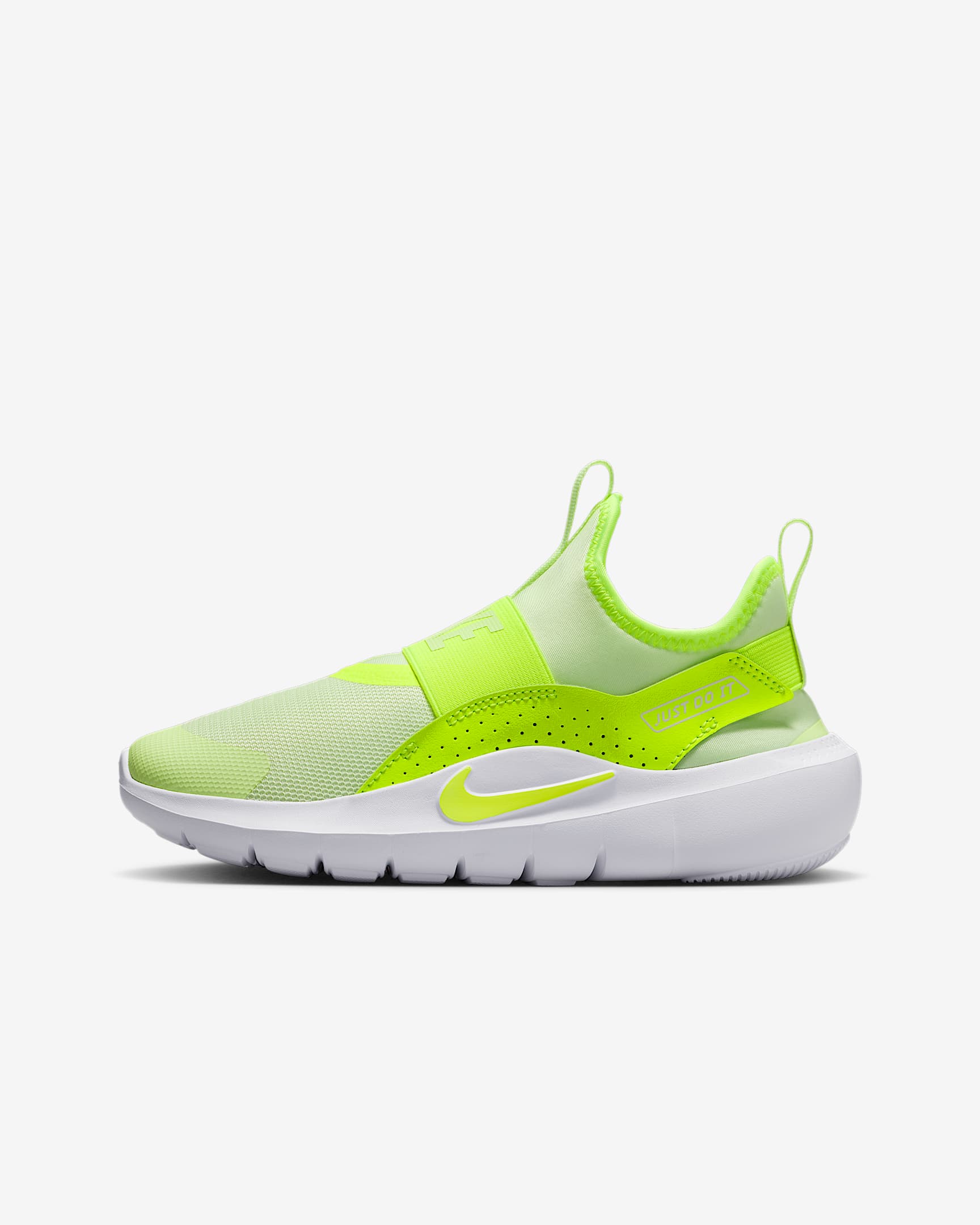 Nike Flex Runner 4 Older Kids' Running Shoes - Barely Volt/White/Volt