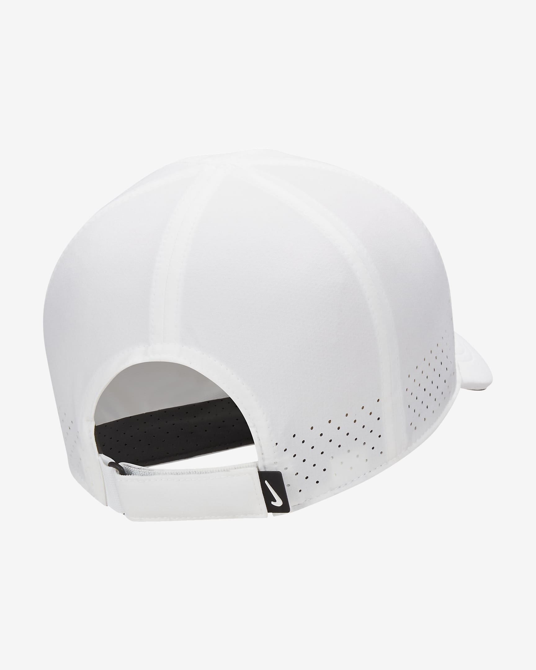 Nike Dri-FIT ADV Club Unstructured Tennis Cap - White/Black