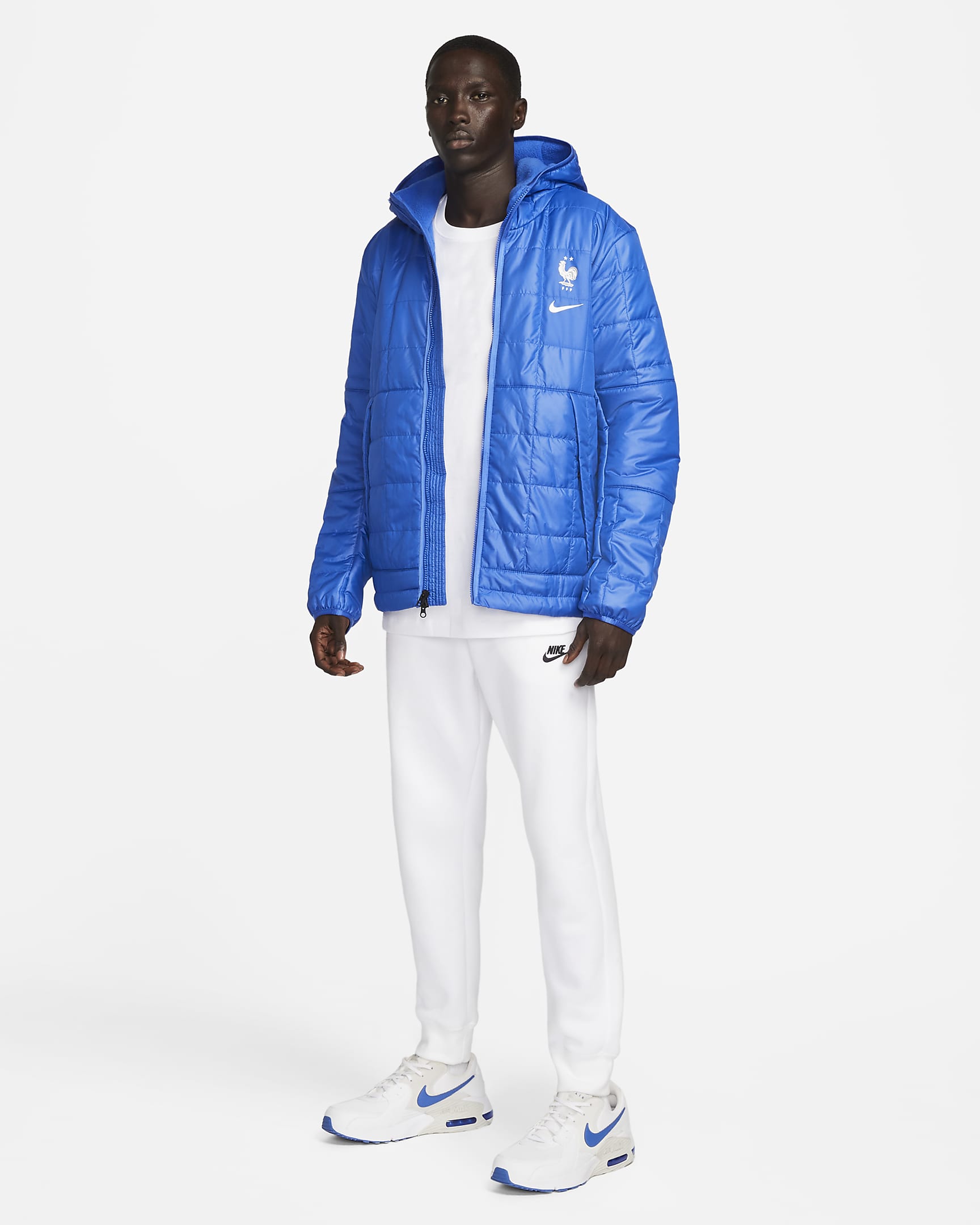 FFF Men's Nike FleeceLined Hooded Jacket. Nike IE
