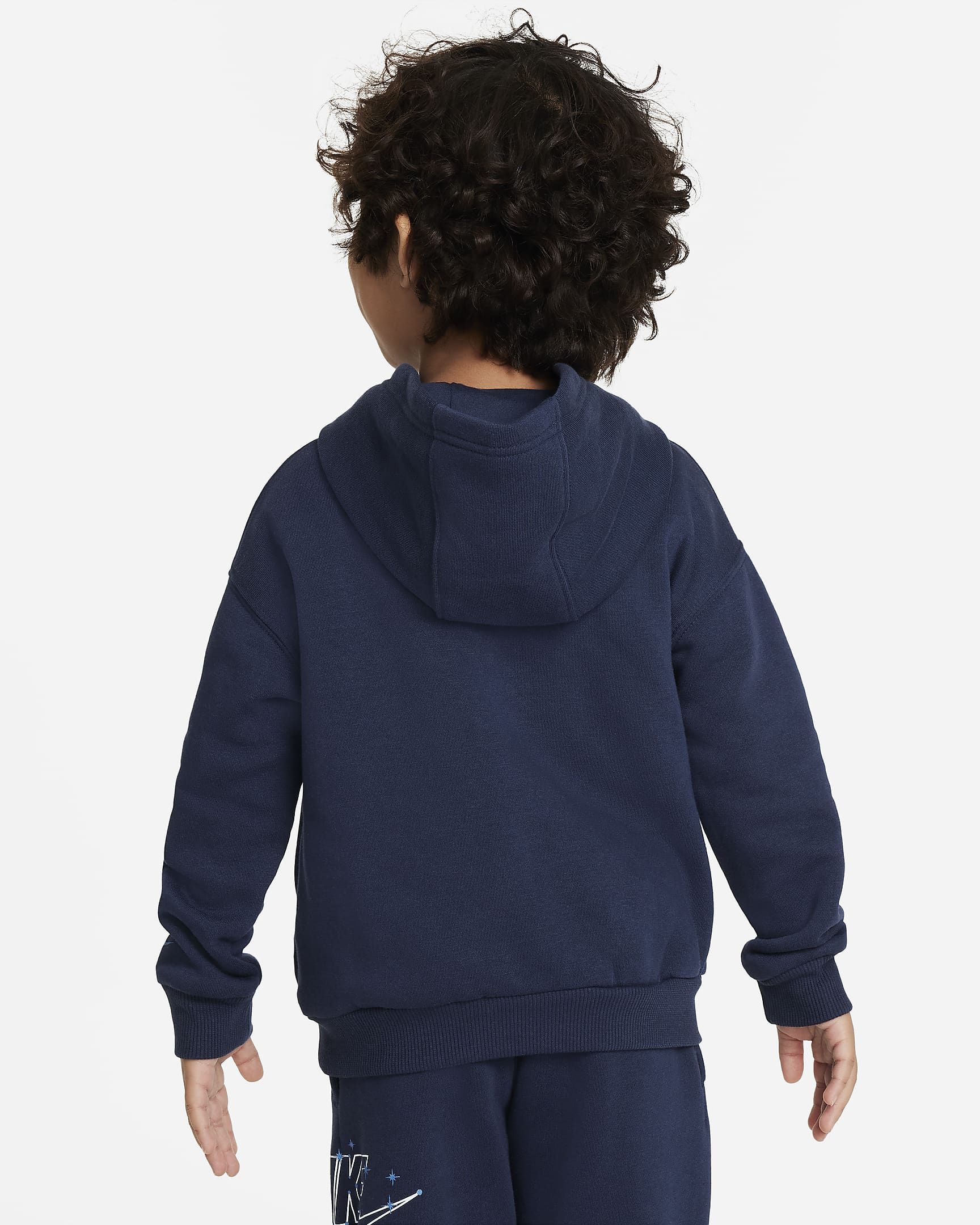 Nike Sportswear Shine Fleece Pullover Hoodie Toddler Hoodie - Midnight Navy