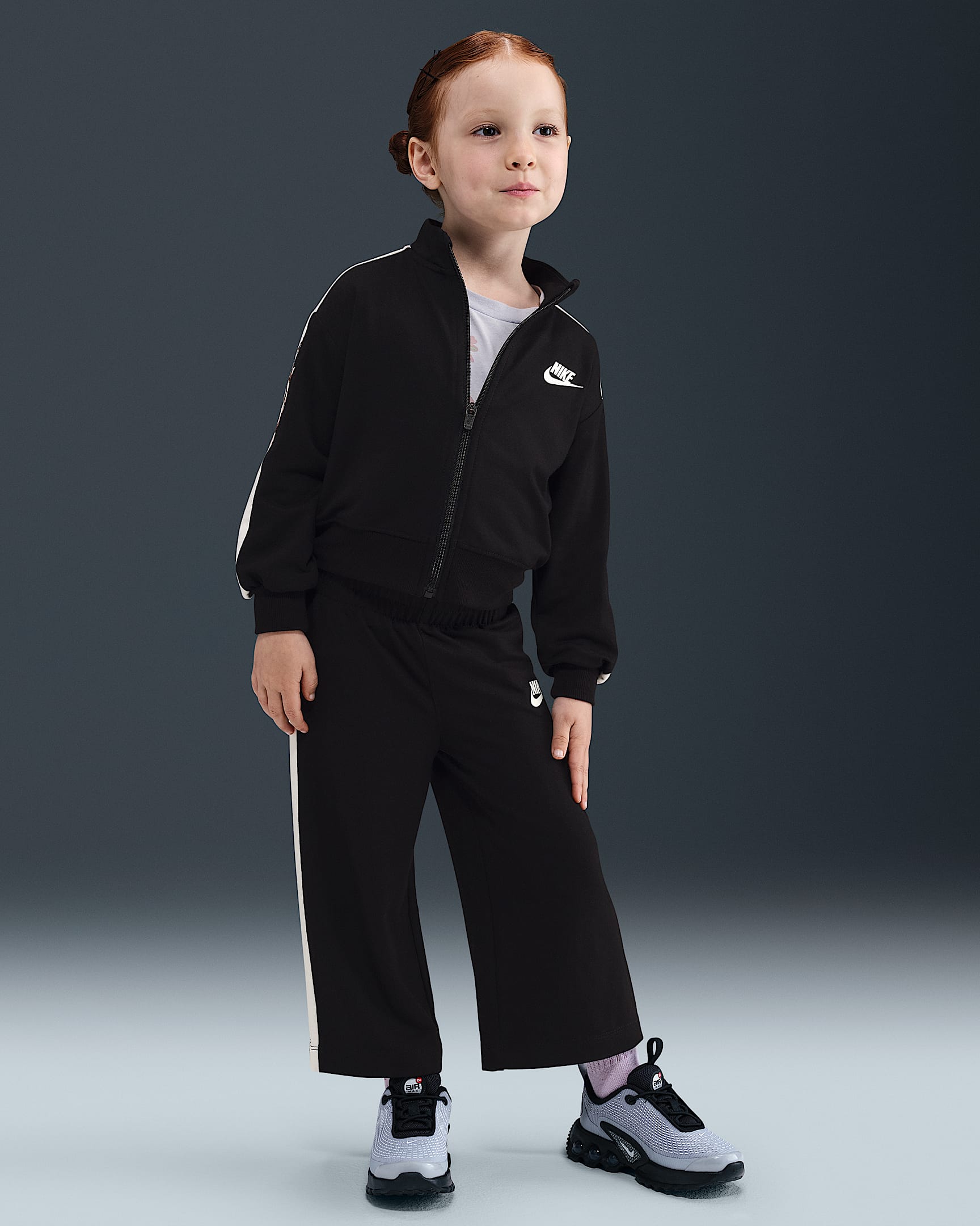 Nike Toddler 2-Piece Floral Track Set - Black