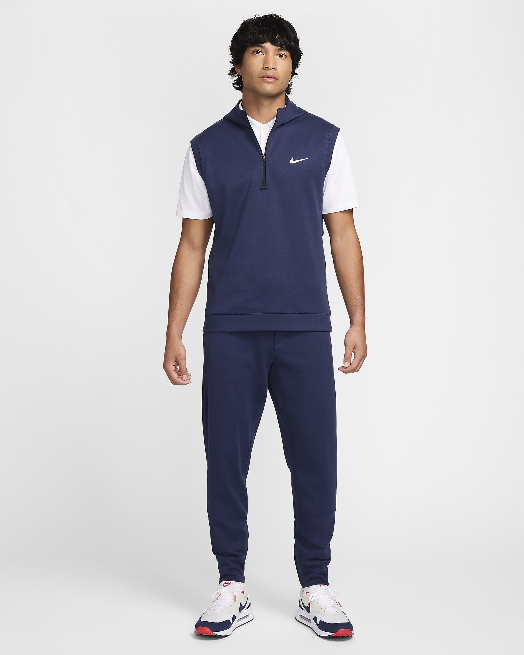 Pánské golfové kalhoty Nike Tour - Midnight Navy/Bílá