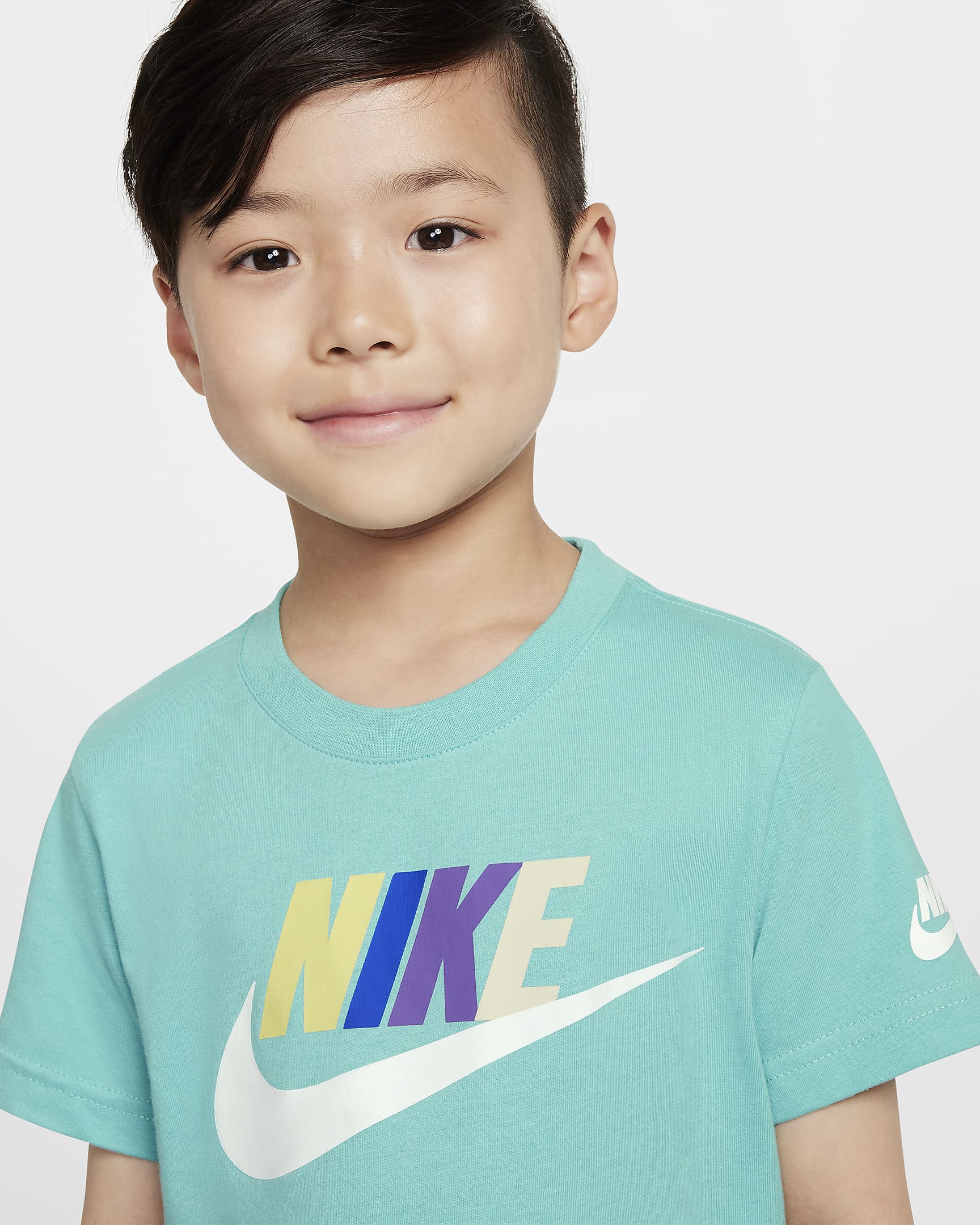 Nike Futura Little Kids' Evergreen T-Shirt - Green Frost