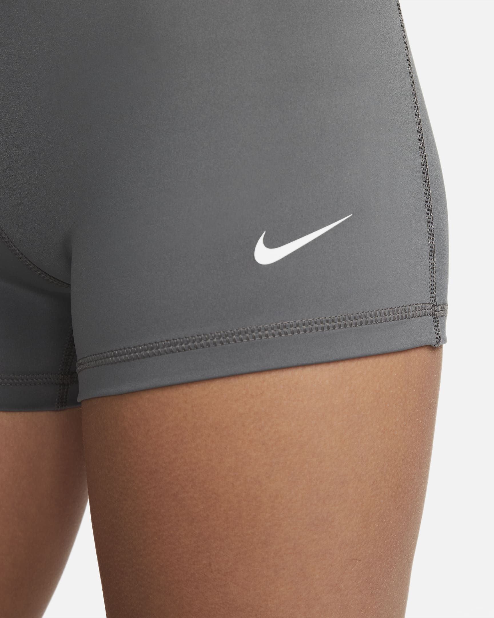 Nike Pro Women's 3" Shorts - Iron Grey/Black/White