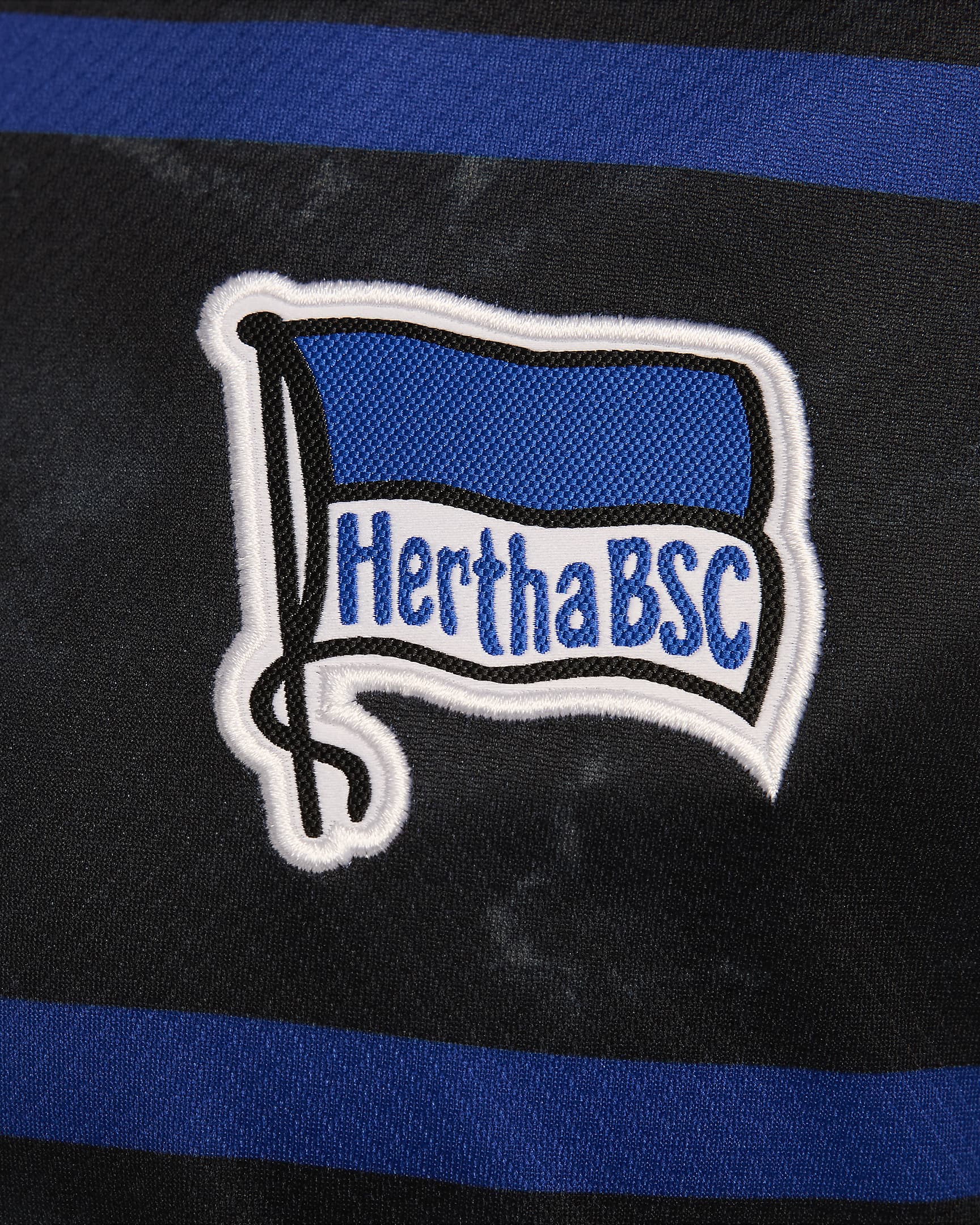 Hertha BSC 2024/25 Stadium Away Nike Replica Fußballtrikot mit Dri-FIT-Technologie für Damen - Schwarz/Photo Blue/Weiß