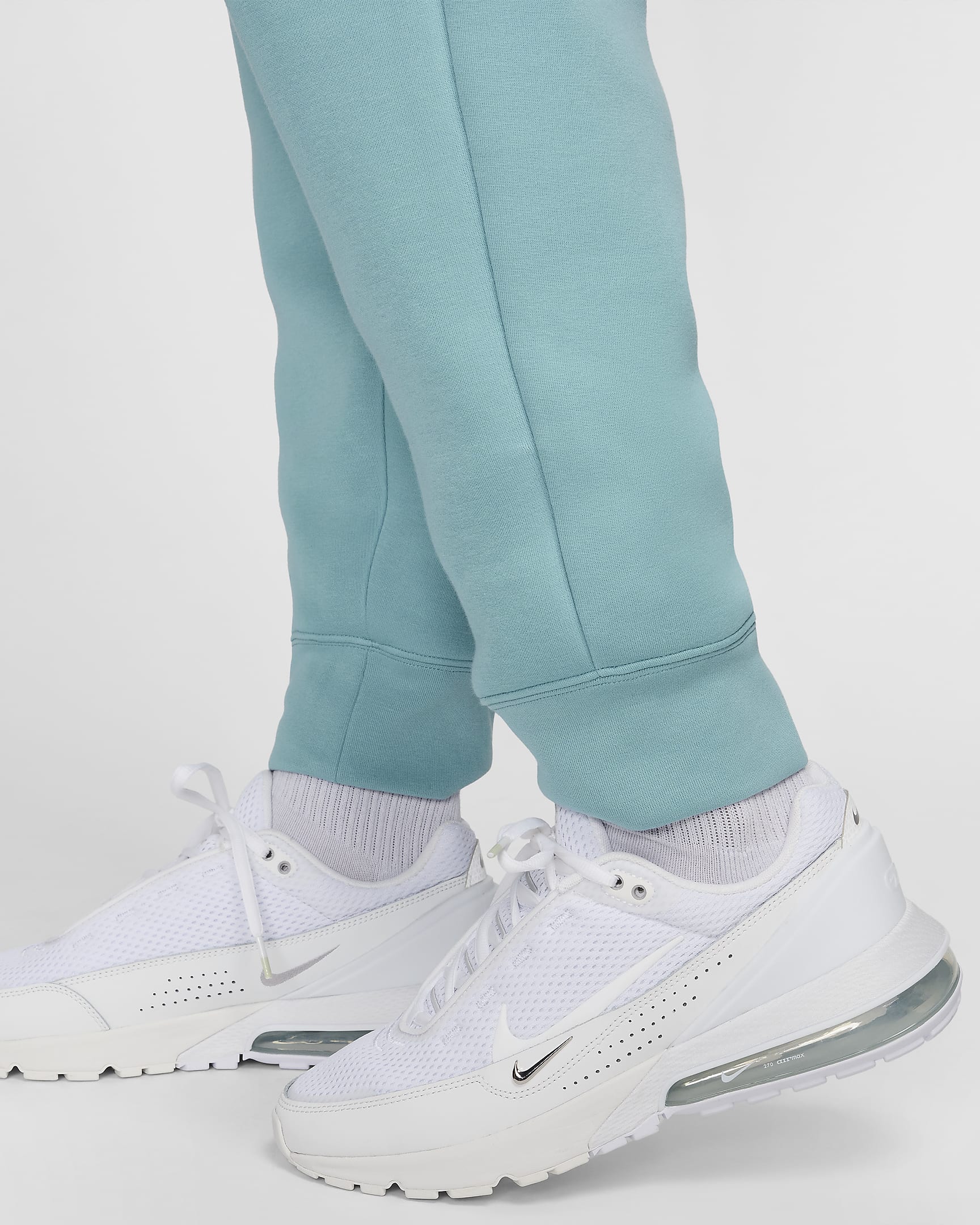 Nike Tech Men's Fleece Trousers - Denim Turquoise/Denim Turquoise