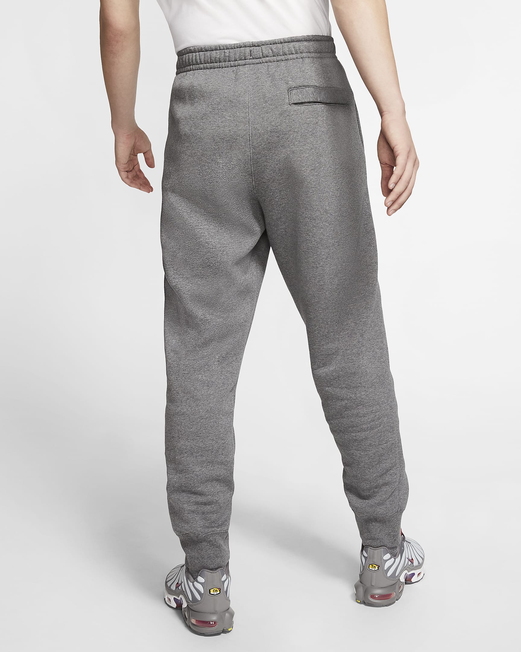 Nike Sportswear Club Fleece Joggers - Charcoal Heather/Anthracite/Blanc