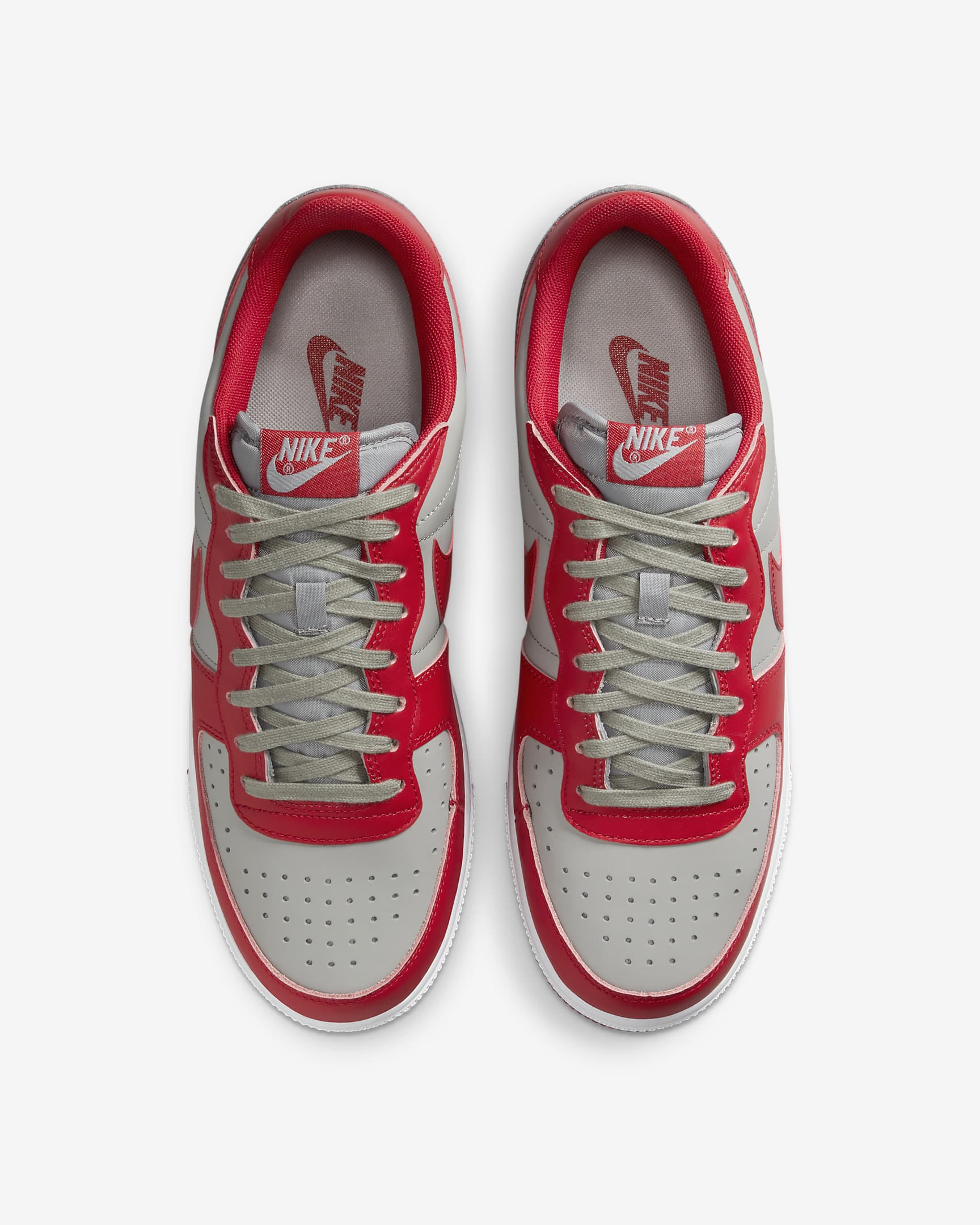 Calzado para hombre Nike Terminator Low - Gris medio/Blanco/Rojo universitario