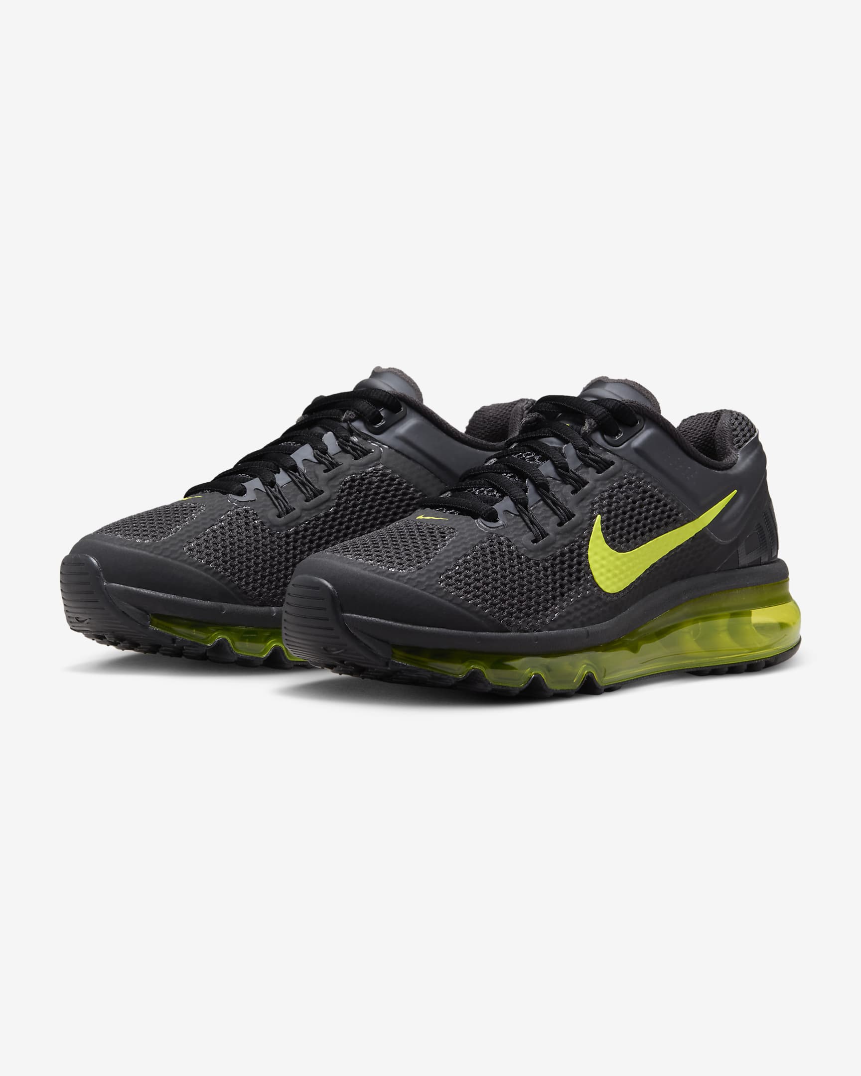 Nike Air Max 2013 Big Kids' Shoes - Black/Anthracite/Cyber