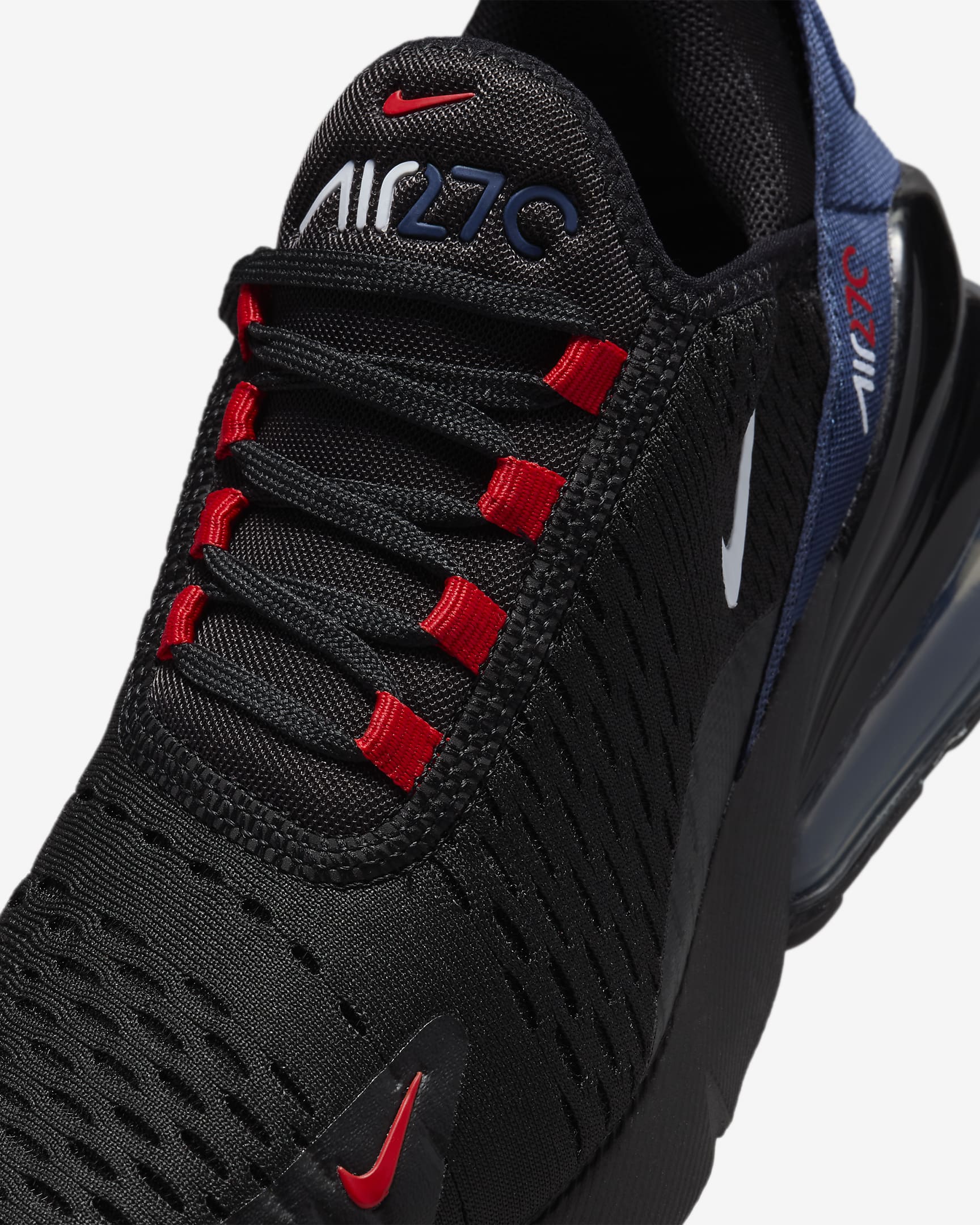 Nike Air Max 270 Older Kids' Shoes - Black/Midnight Navy/University Red/White