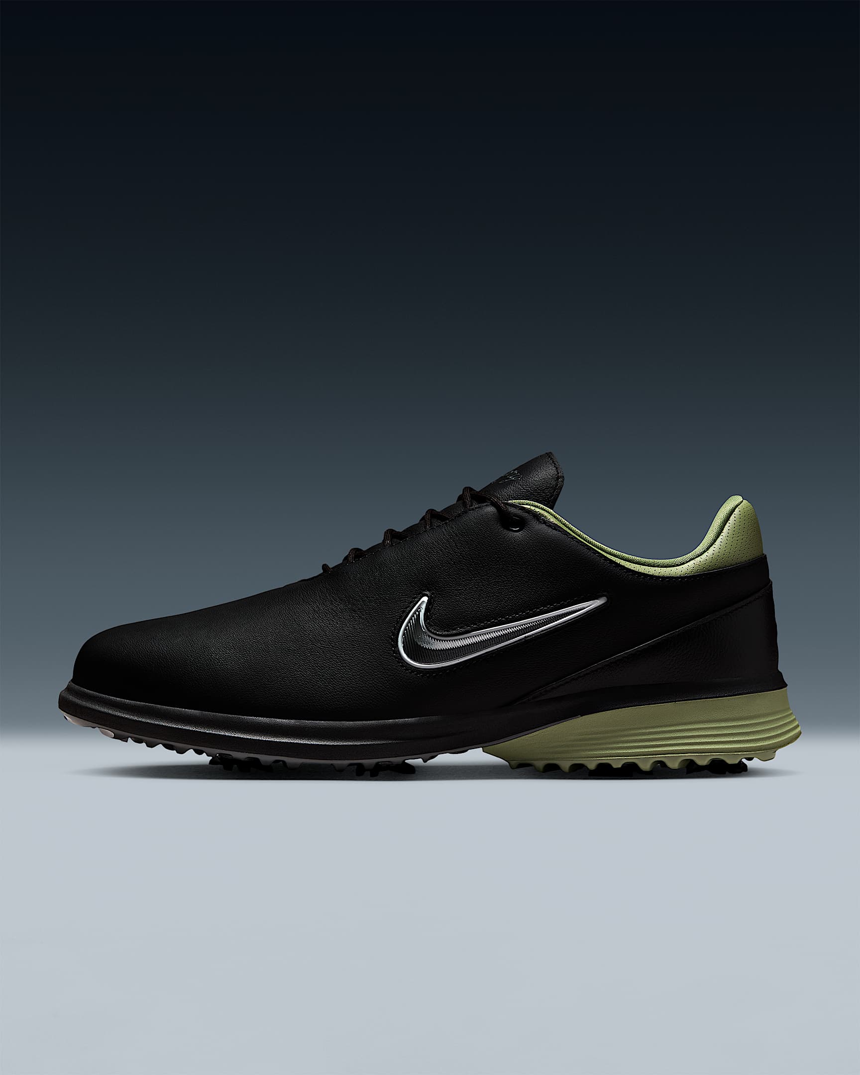 Nike Victory Tour 4 Golf Shoes - Black/Dusty Olive/Iron Grey