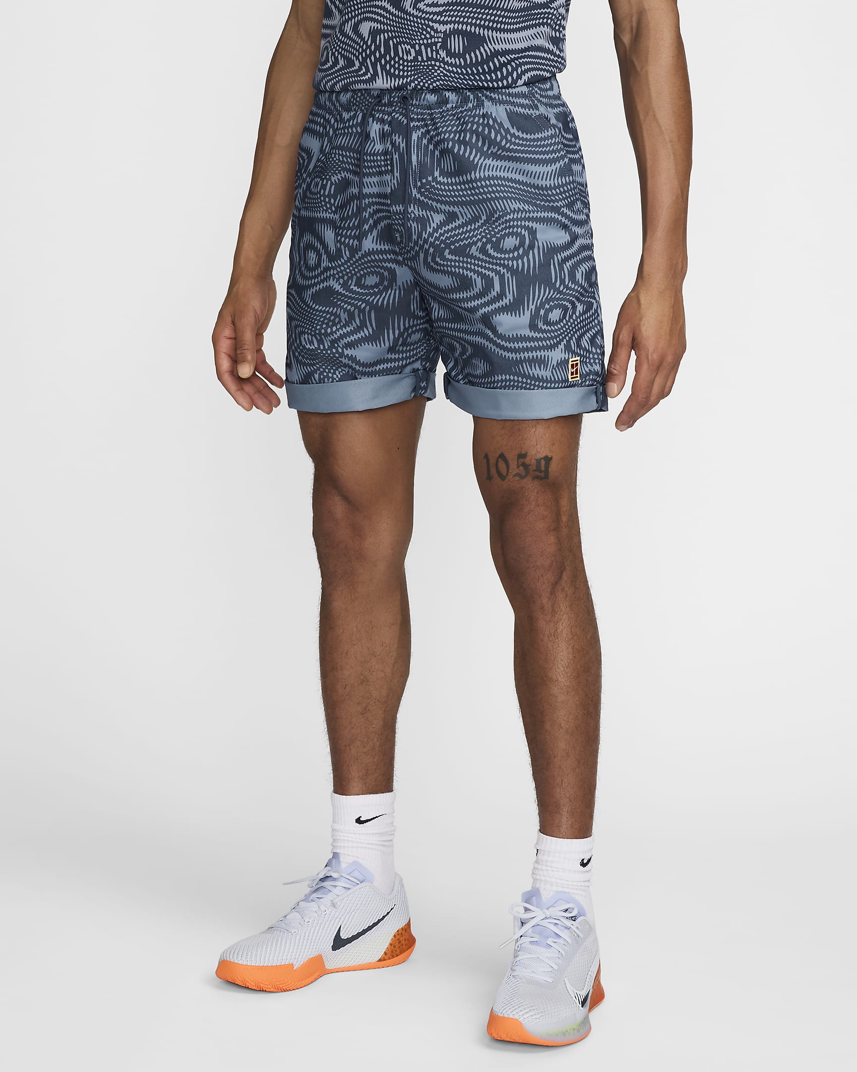 NikeCourt Heritage Men's 15cm (approx.) Dri-FIT Tennis Shorts - Thunder Blue