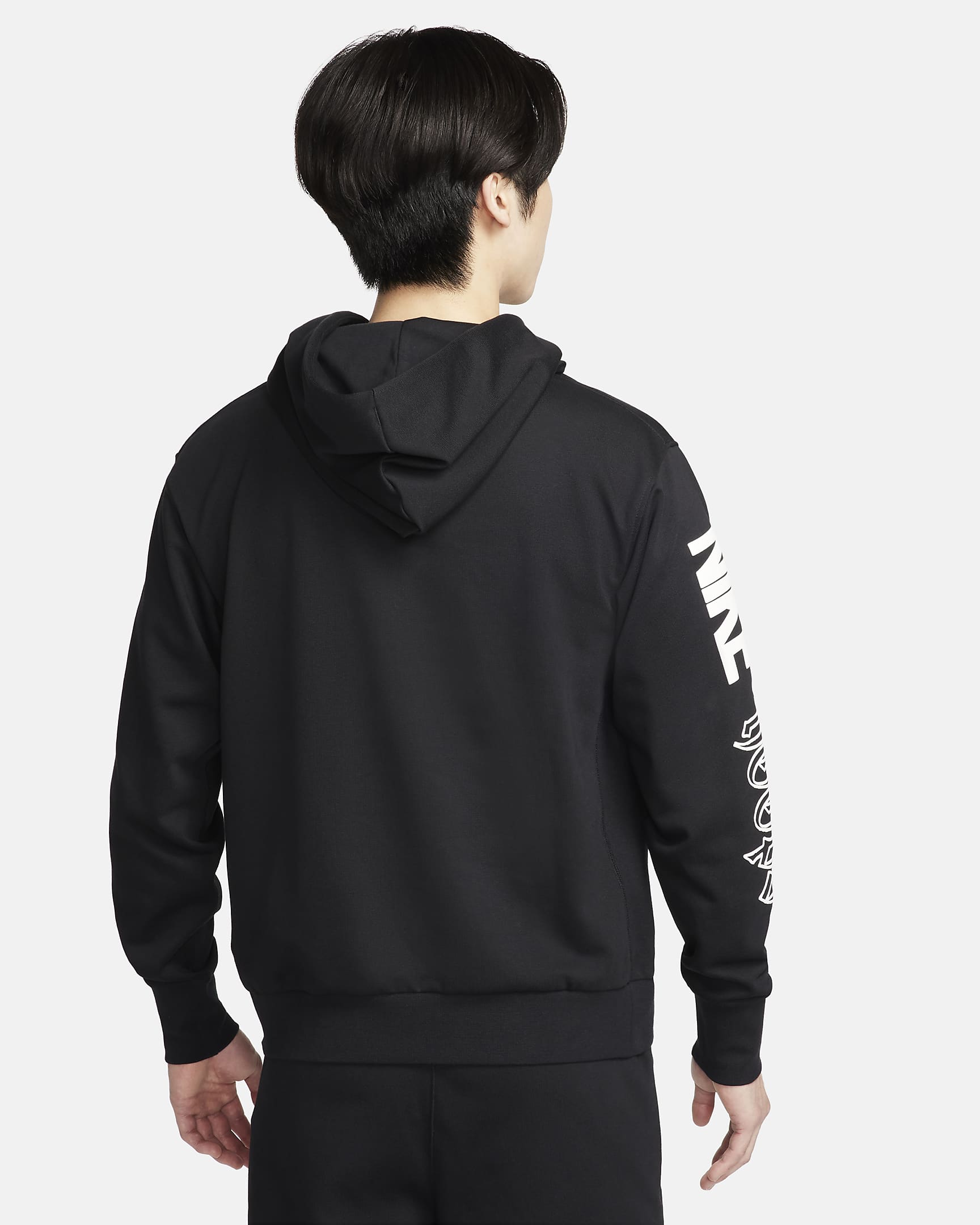 Nike Standard Issue Men's Dri-FIT Pullover Hoodie - Black/Sail