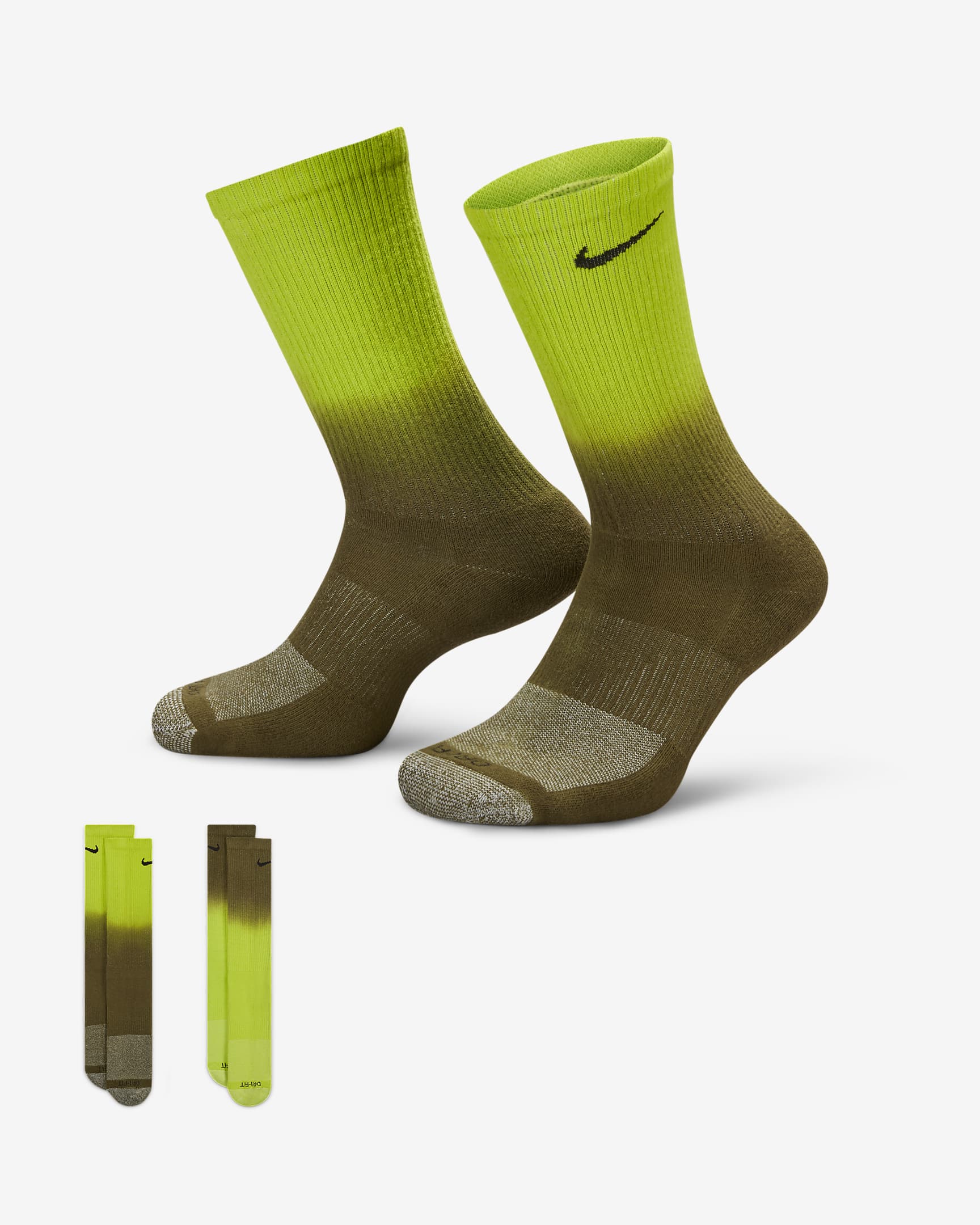 Calcetas acolchadas Nike Everyday Plus (2 pares). Nike.com