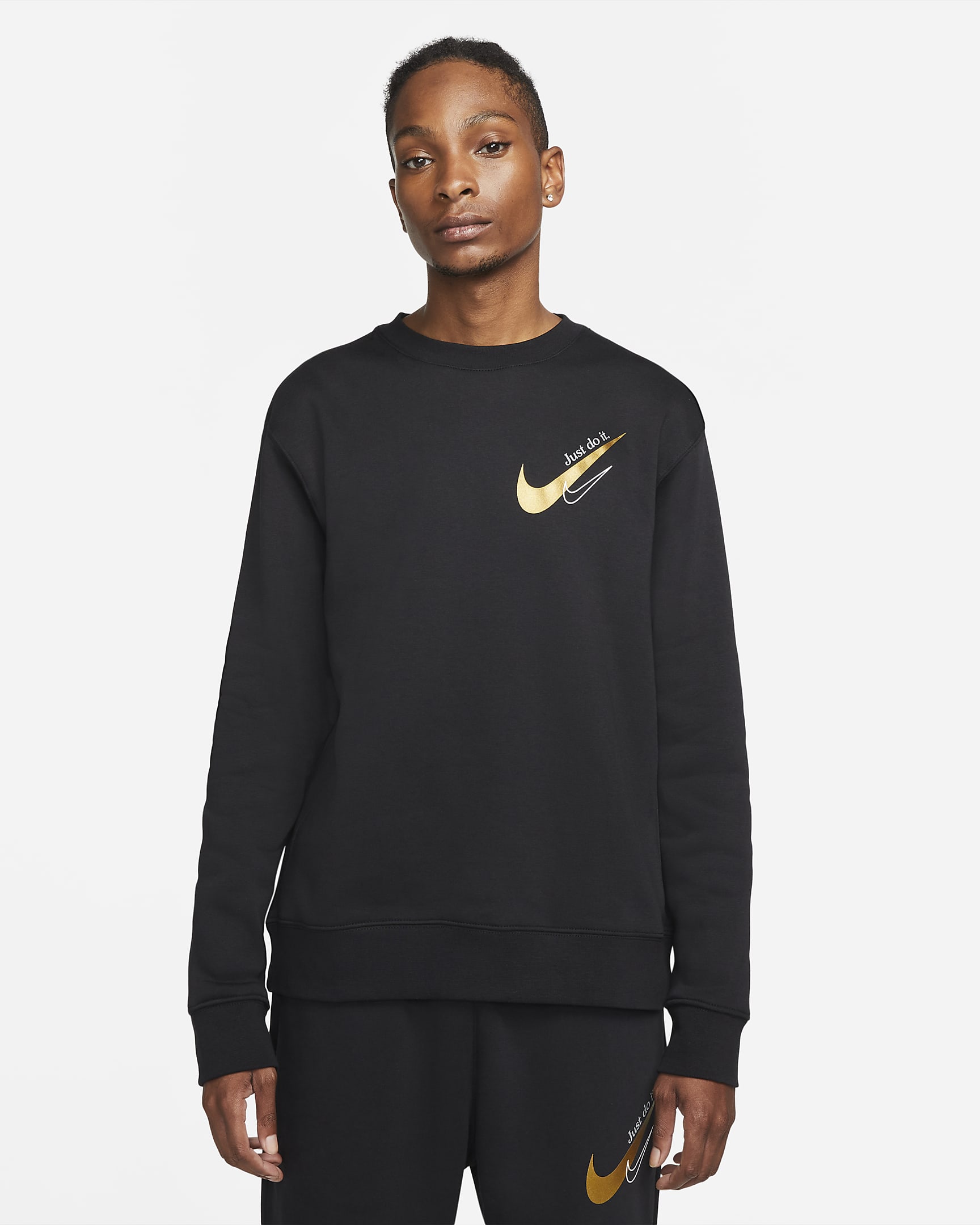 Sweatshirt en tissu Fleece Nike Sportswear pour Homme. Nike BE