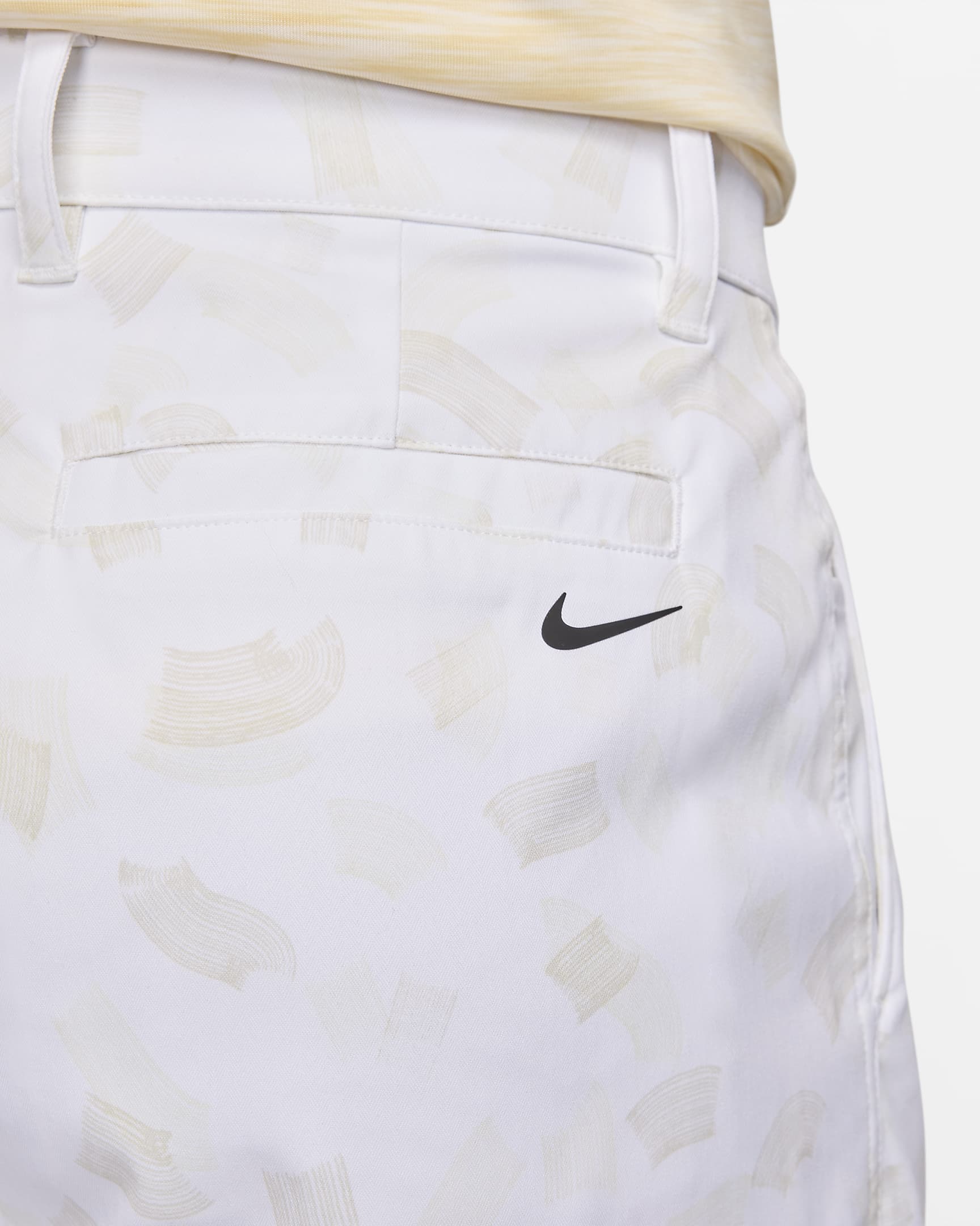 Nike Tour Chino 20 cm-es férfi golfrövidnadrág - Fehér/Fekete