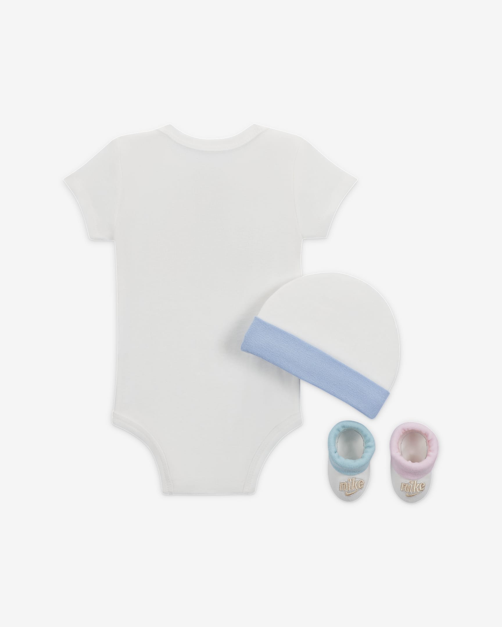 Nike 3-Piece Bodysuit Box Set Baby Bodysuit Set - Sail