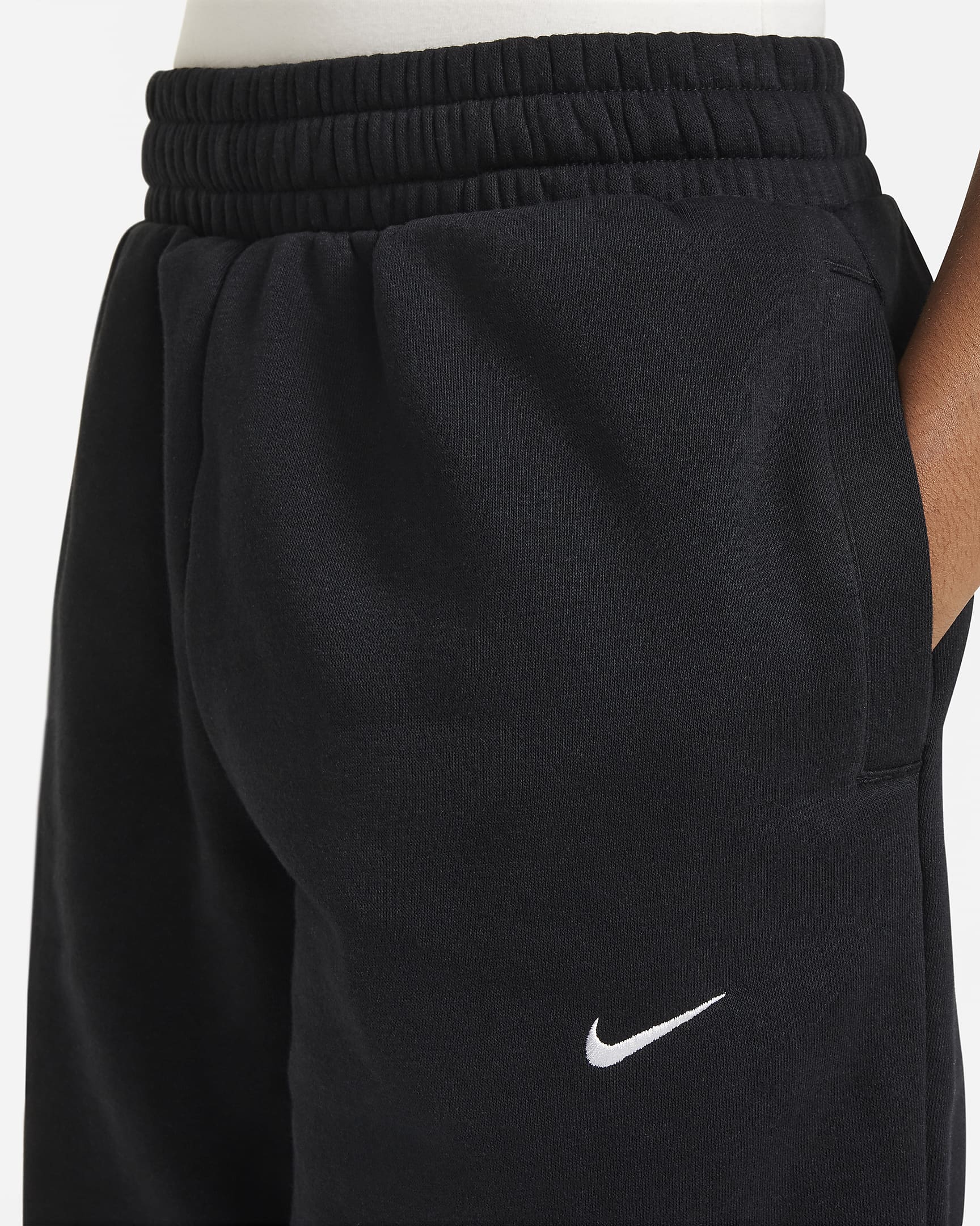 Nike Culture of Basketball polárnadrág nagyobb gyerekeknek - Fekete/Fehér