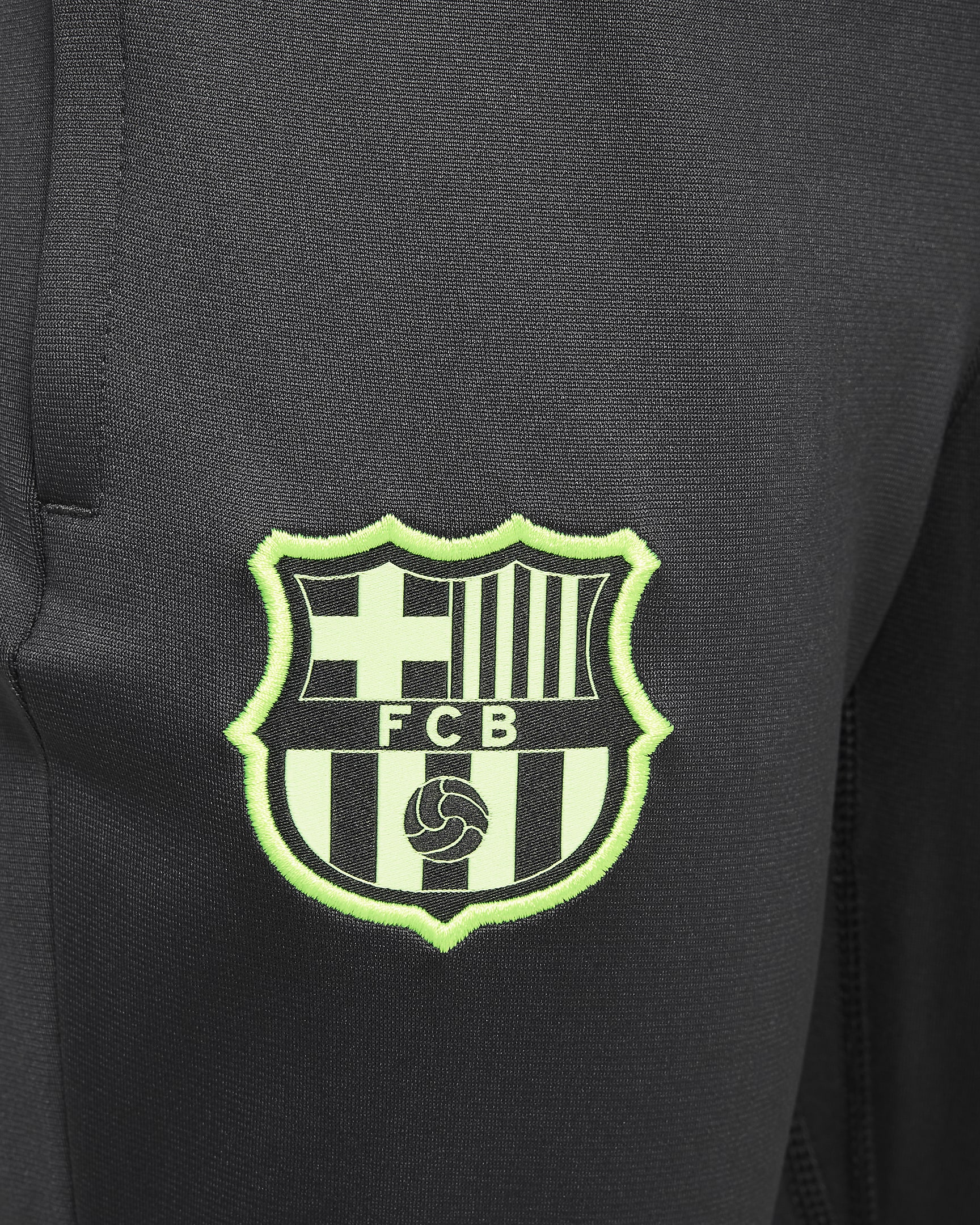 F.C. Barcelona Strike Third Older Kids' Nike Dri-FIT Football Knit Tracksuit - Old Royal/Anthracite/Anthracite/Lime Blast