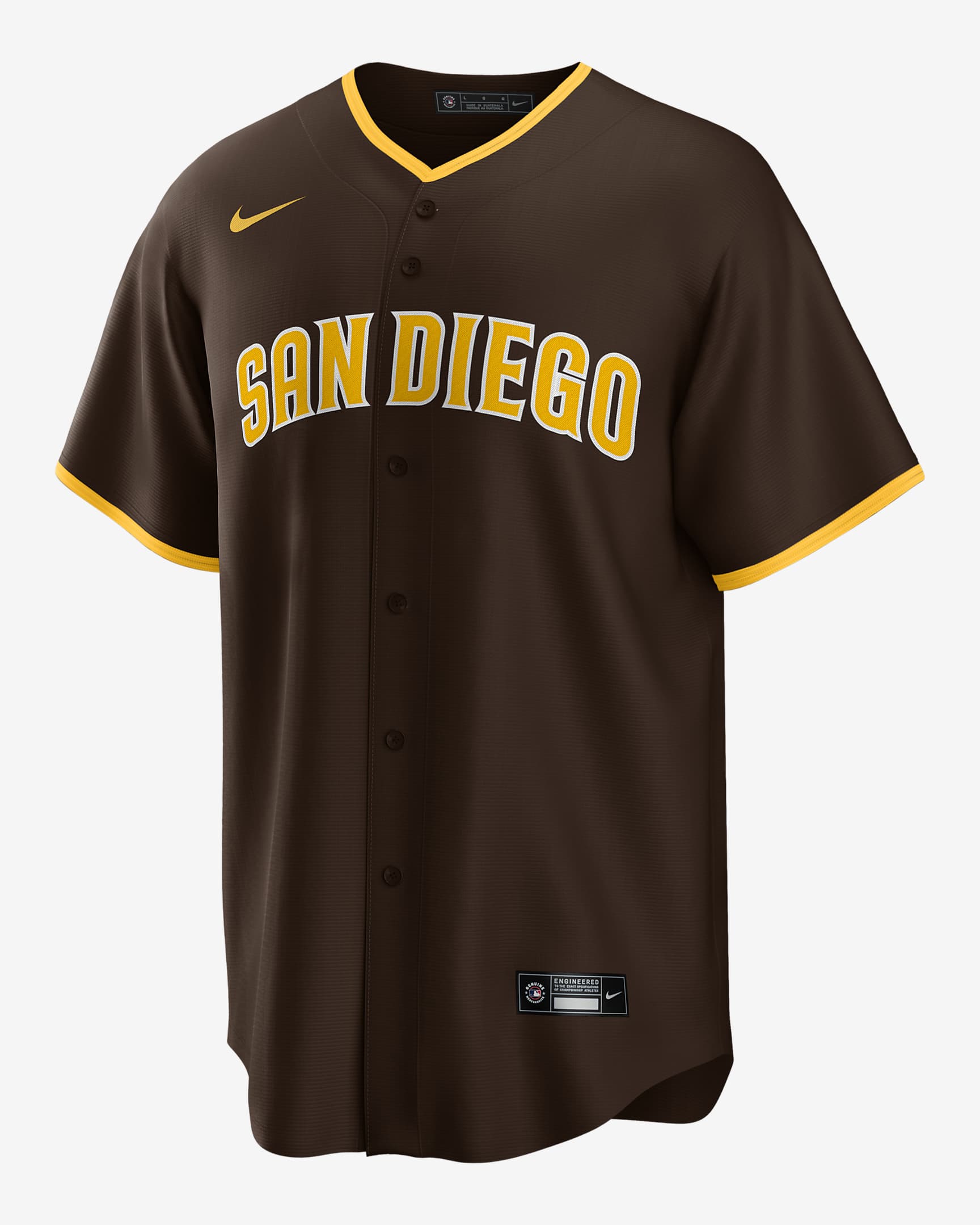 Jersey de béisbol Replica para hombre MLB San Diego Padres.