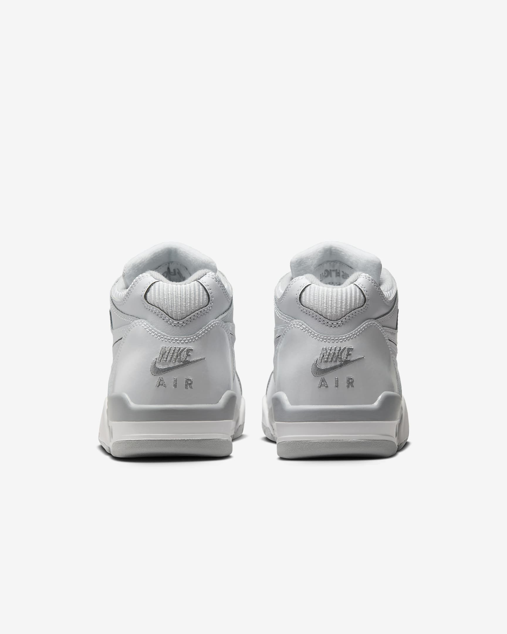 Nike Air Flight 89 Older Kids' Shoes - White/Neutral Grey/White