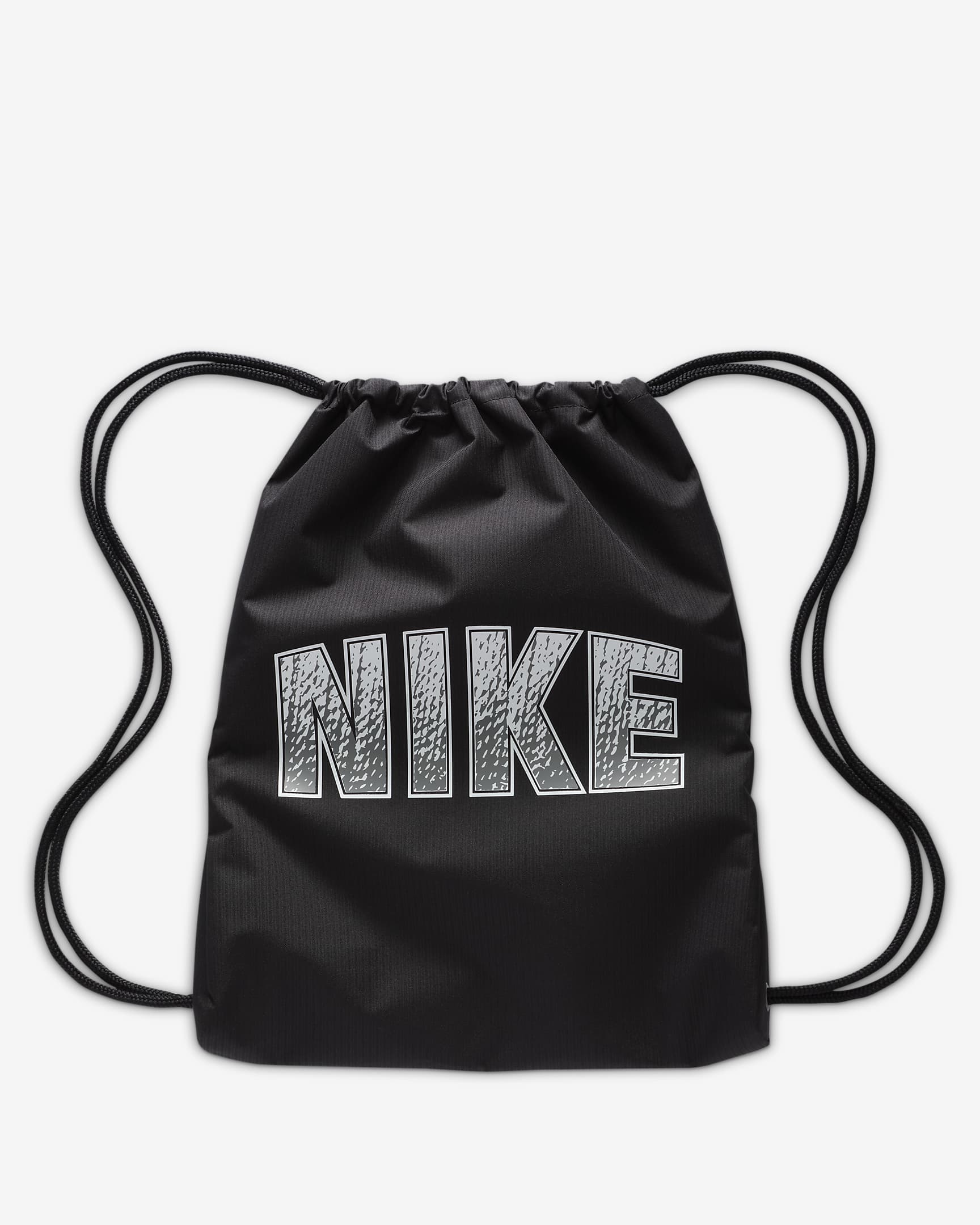 Sac avec cordon de serrage Nike pour enfant (12 L) - Noir/Noir/Smoke Grey