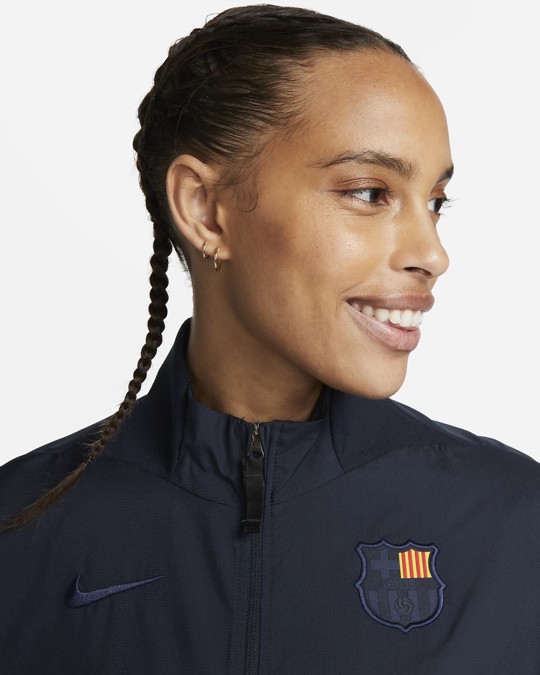 FC Barcelona Women's Nike Dri-FIT Anthem Soccer Jacket. Nike.com