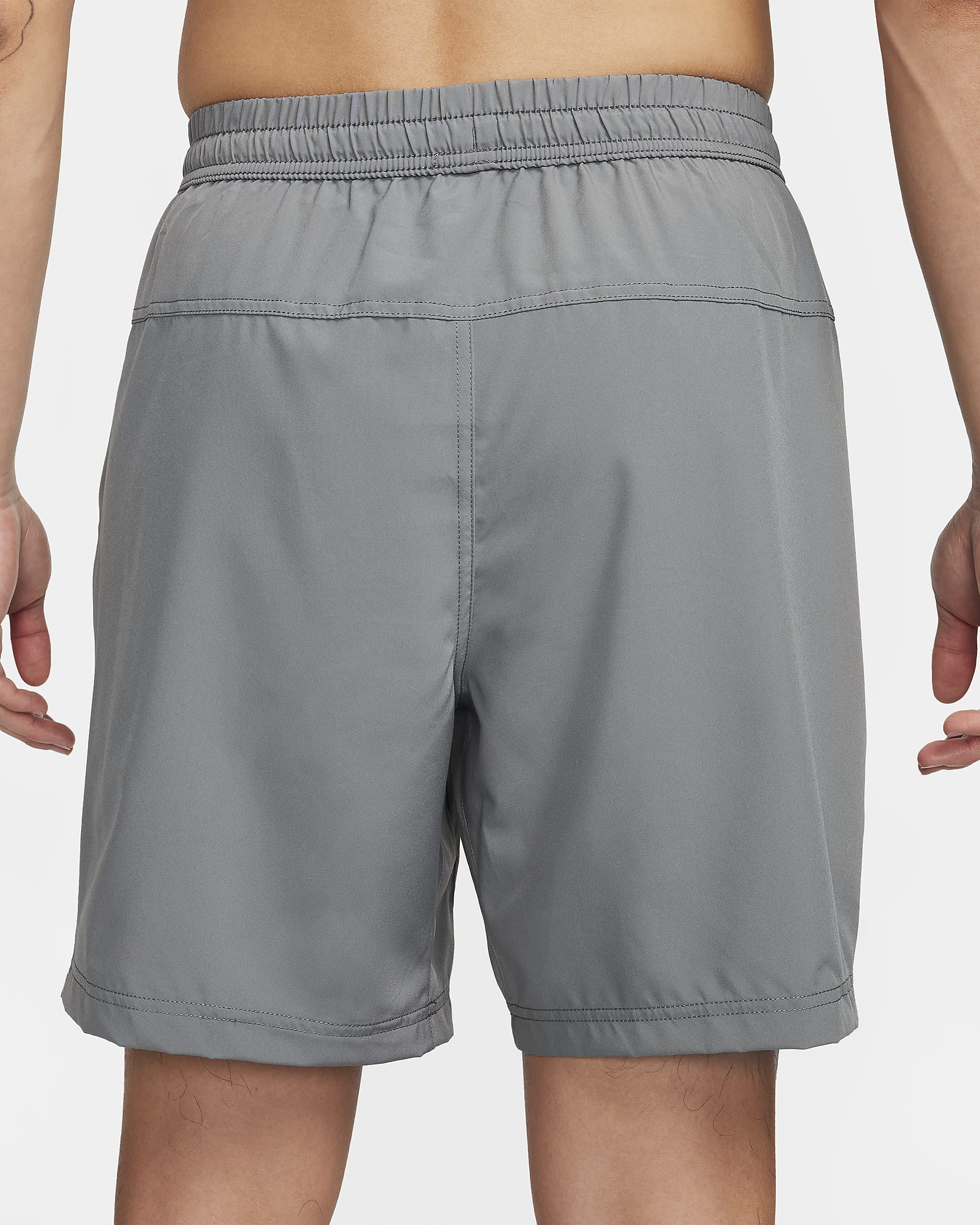 Nike Dri-FIT Form Men's 7" Unlined Versatile Shorts - Smoke Grey/Black