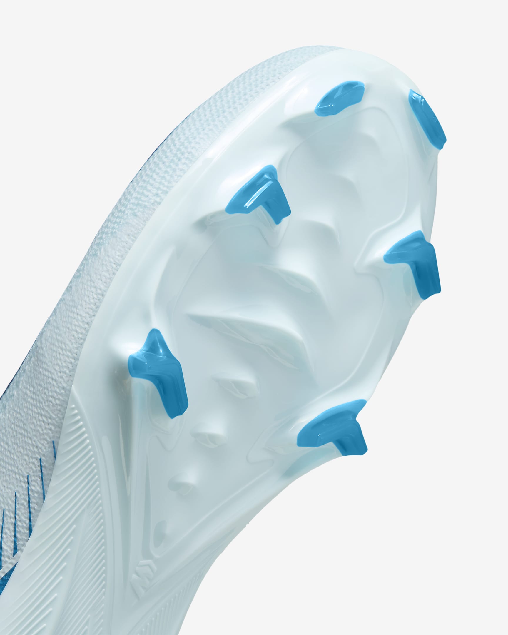 Chaussure de foot basse à crampons pour terrain sec Nike Jr. Mercurial Vapor 16 Pro pour enfant/ado - Glacier Blue/Blue Orbit