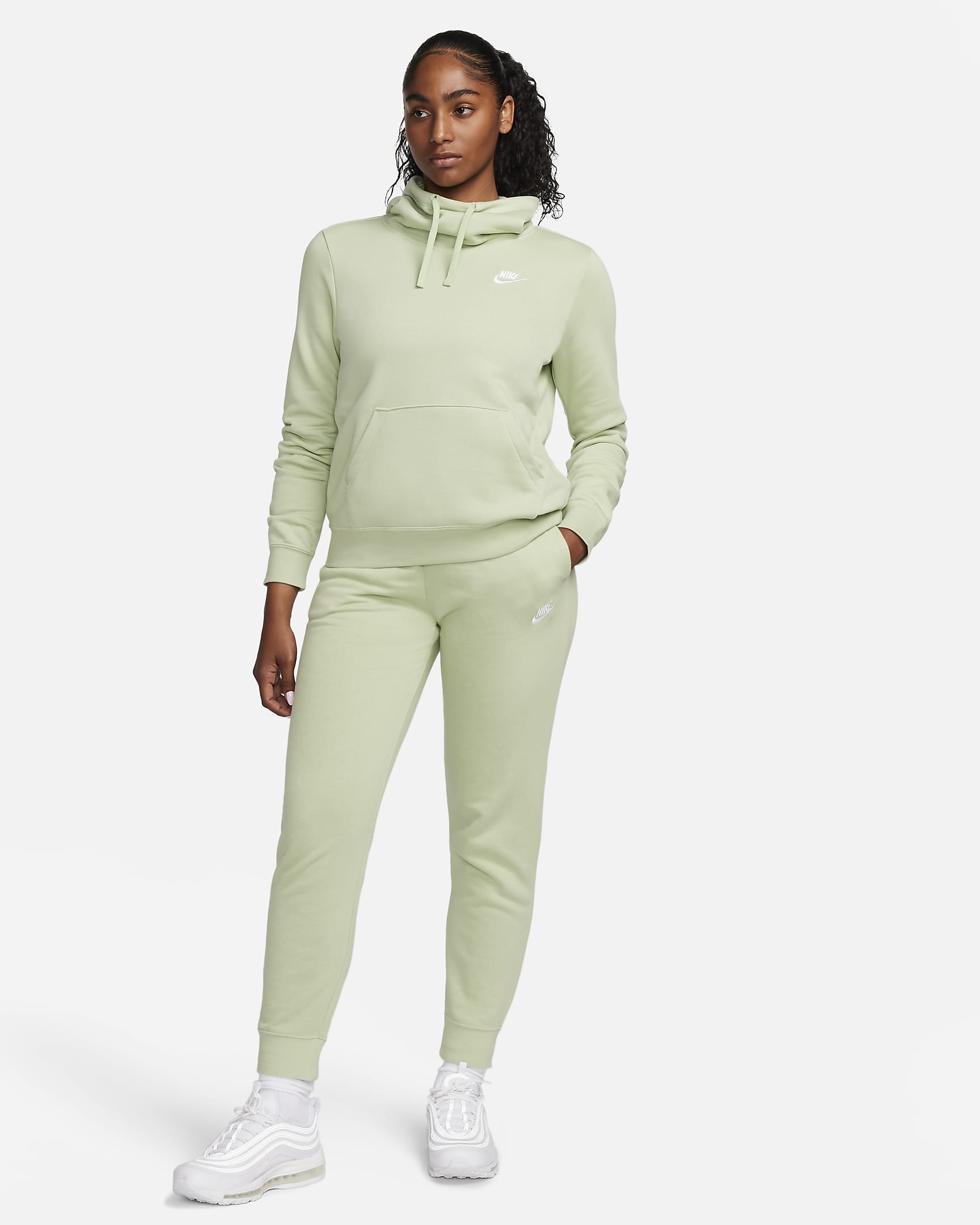 Nike Sportswear Club Fleece Women's Funnel-Neck Hoodie. Nike.com