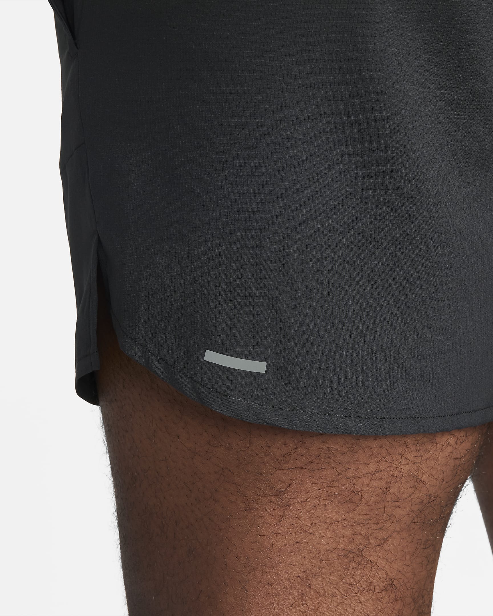 Löparshorts Nike Dri-FIT Stride 13 cm med innerbyxor för män - Svart/Svart